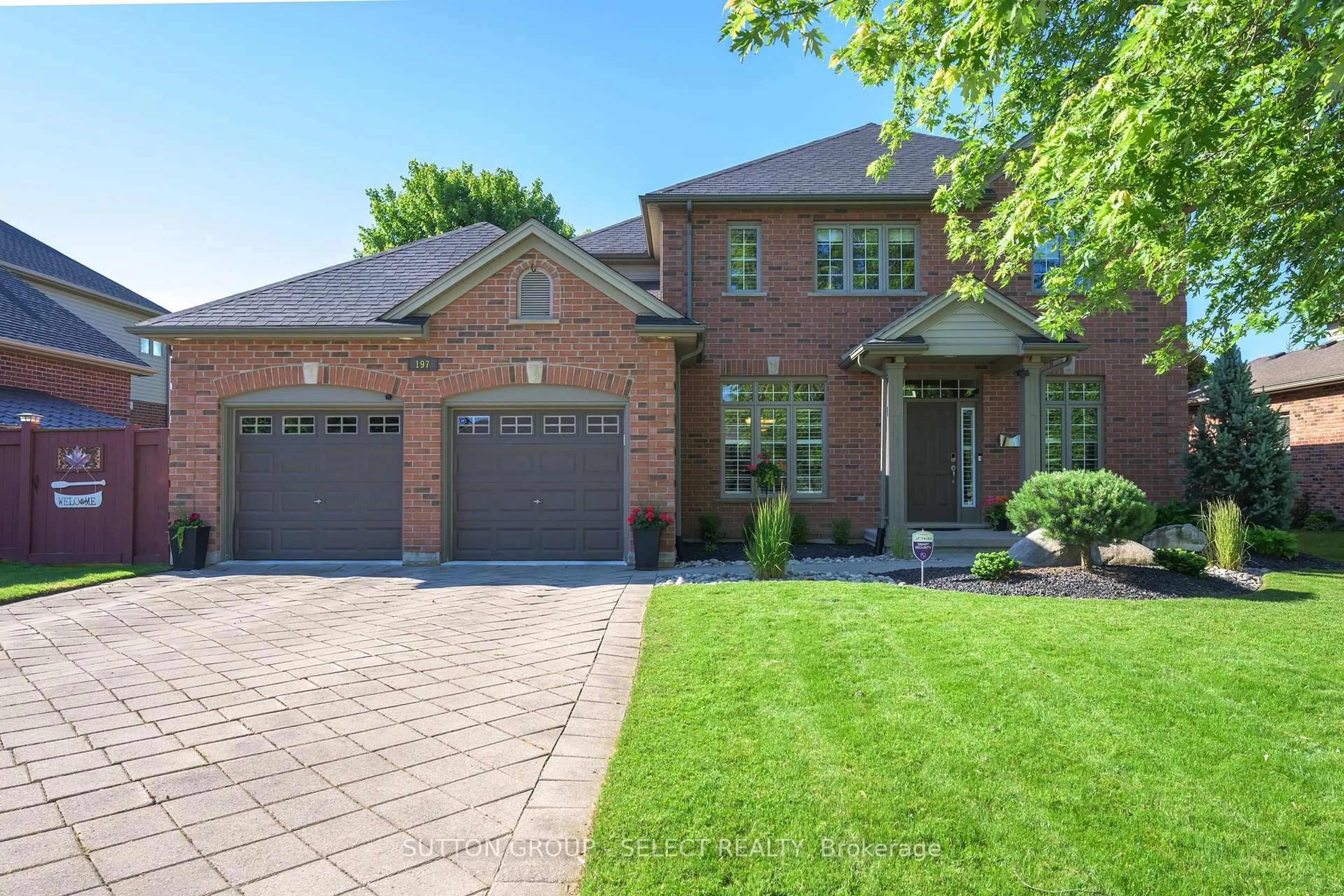 Home with brick exterior material, street for 197 Willow Ridge Rd, Middlesex Centre Ontario N0M 2A0