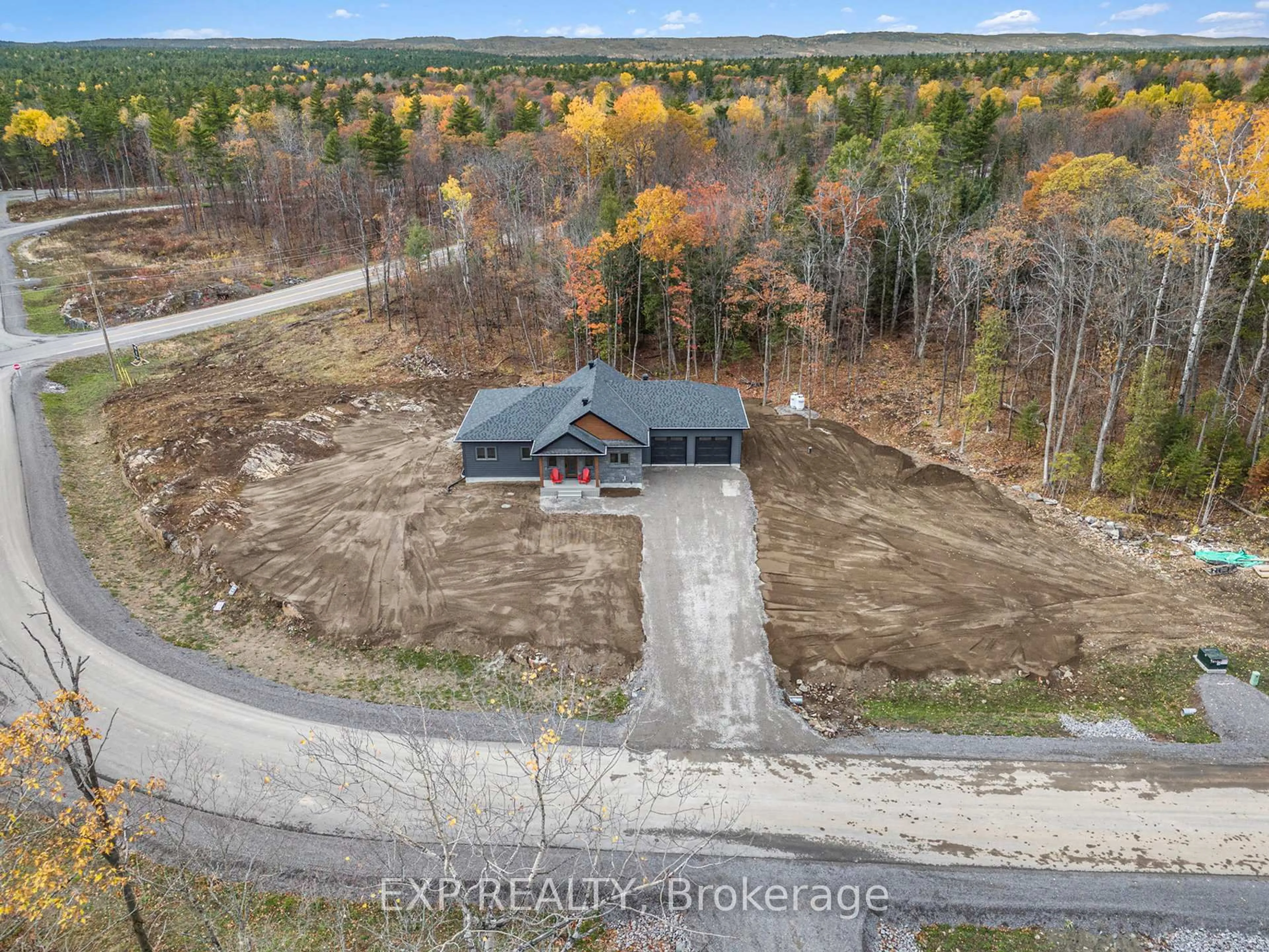 A pic from outside/outdoor area/front of a property/back of a property/a pic from drone, unknown for 9 Longleaf Way, Calabogie Ontario K0J 1H0
