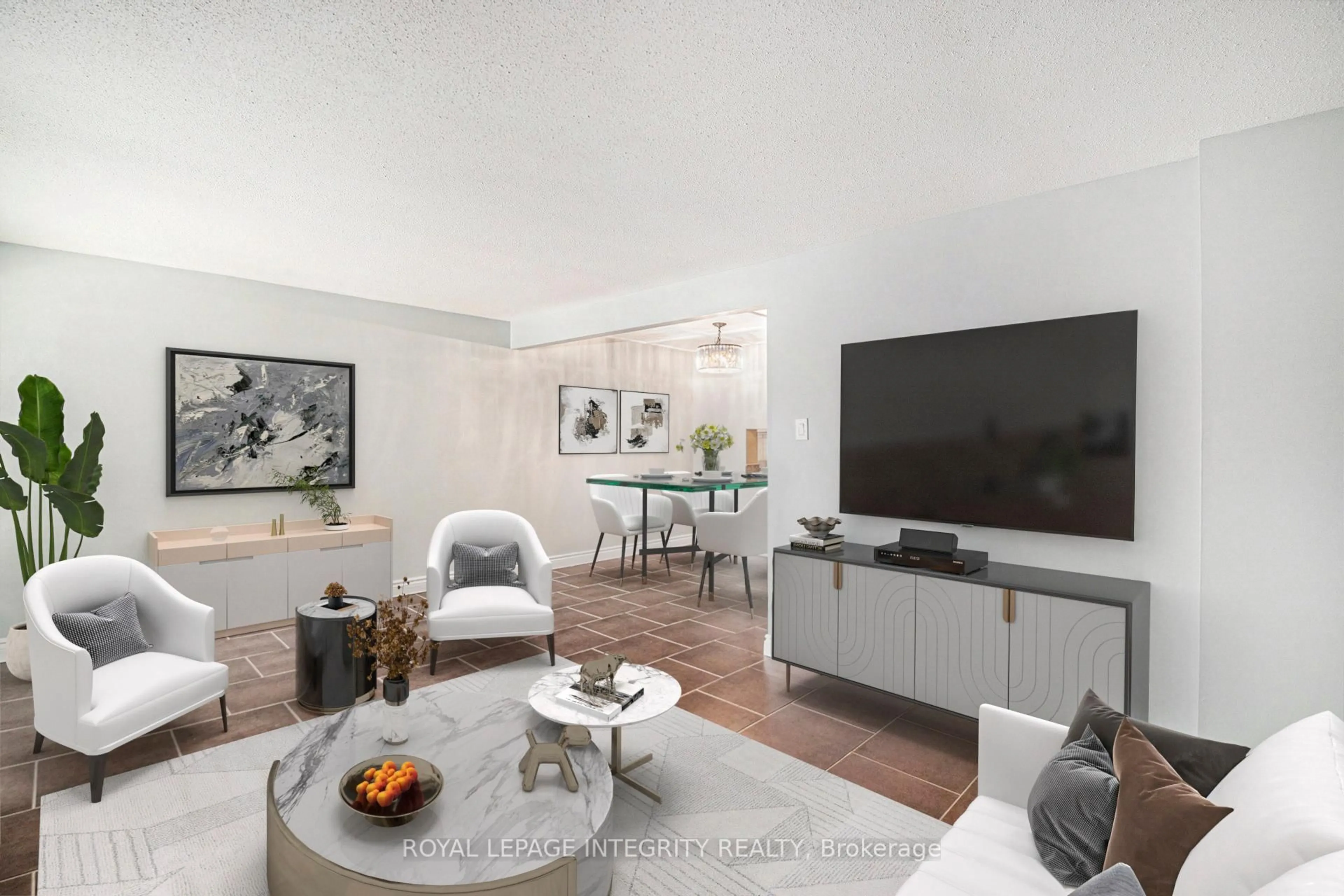 Living room with furniture, unknown for 913J Elmsmere Rd, Ottawa Ontario K1J 8G4