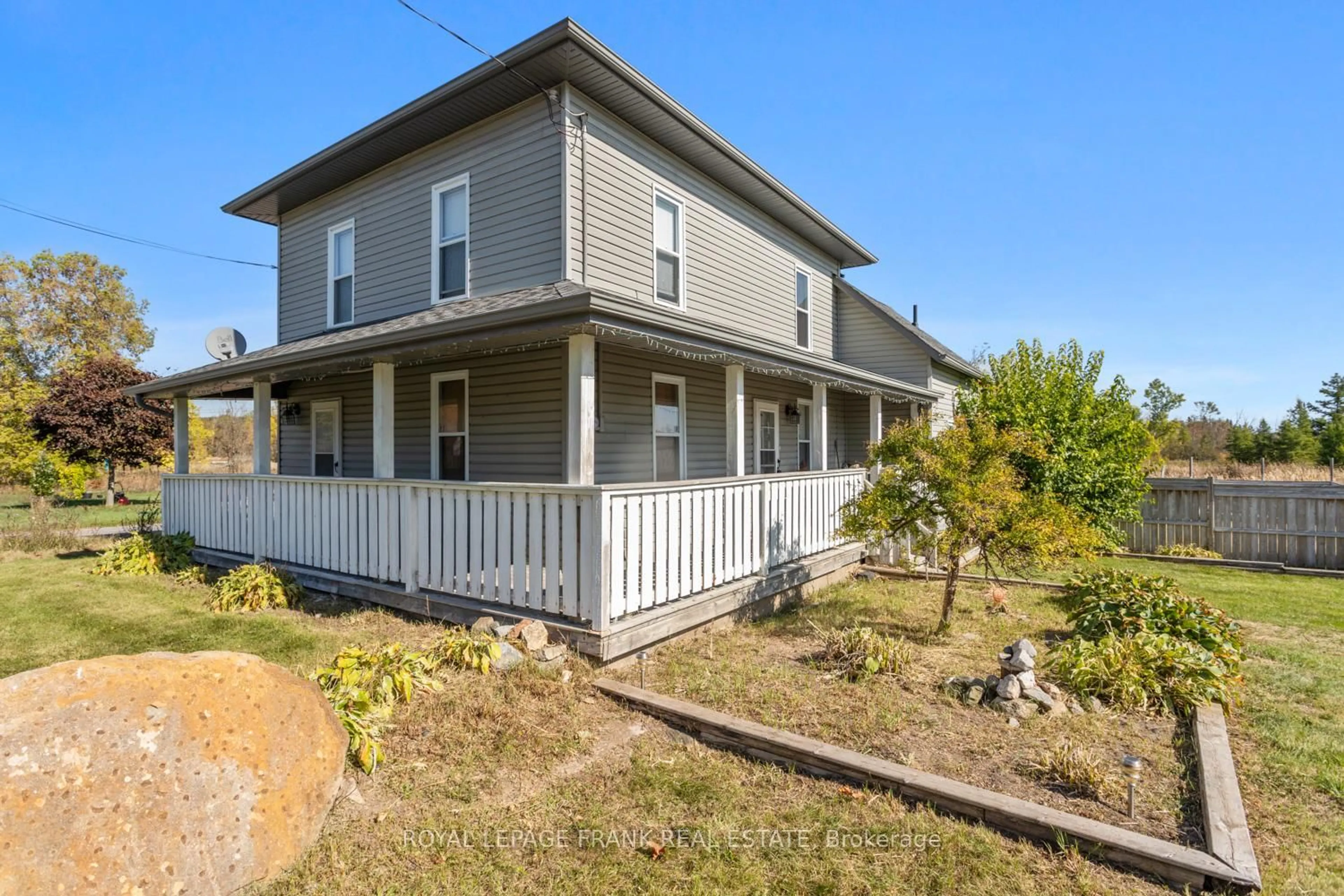 Home with vinyl exterior material, street for 15880 62 Highway, Madoc Ontario K0K 1Y0