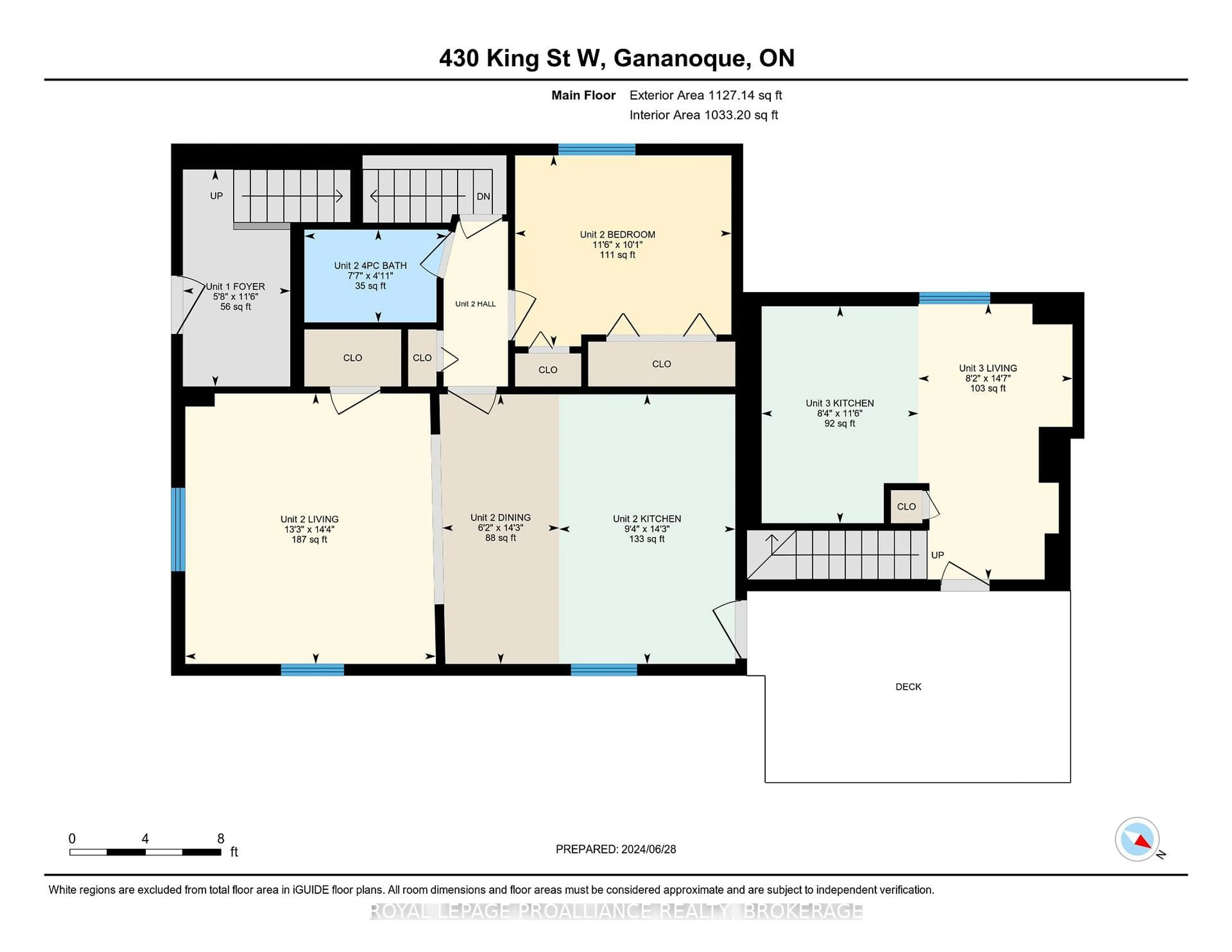 Floor plan for 430 KING St, Gananoque Ontario K7G 2G9