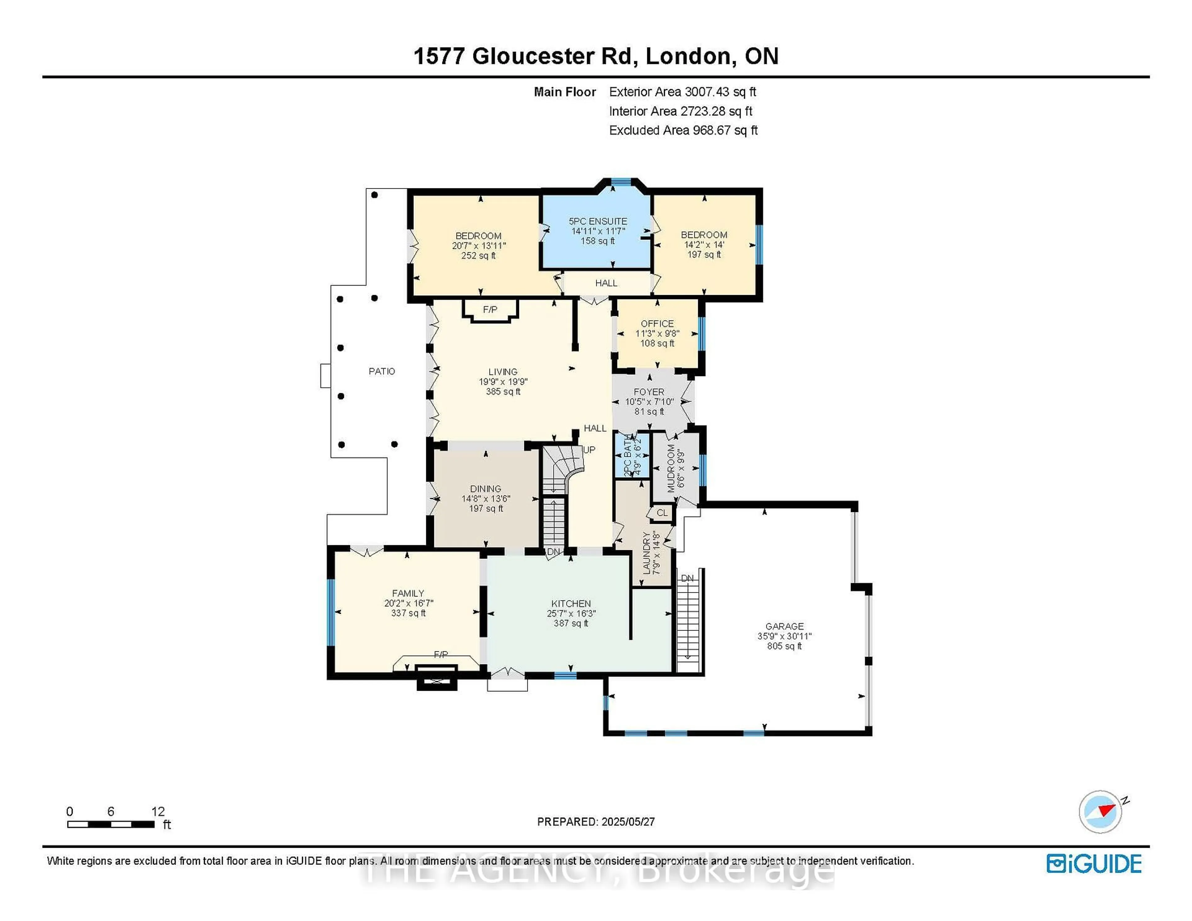 Floor plan for 1577 Gloucester Rd, London North Ontario N6G 2S5
