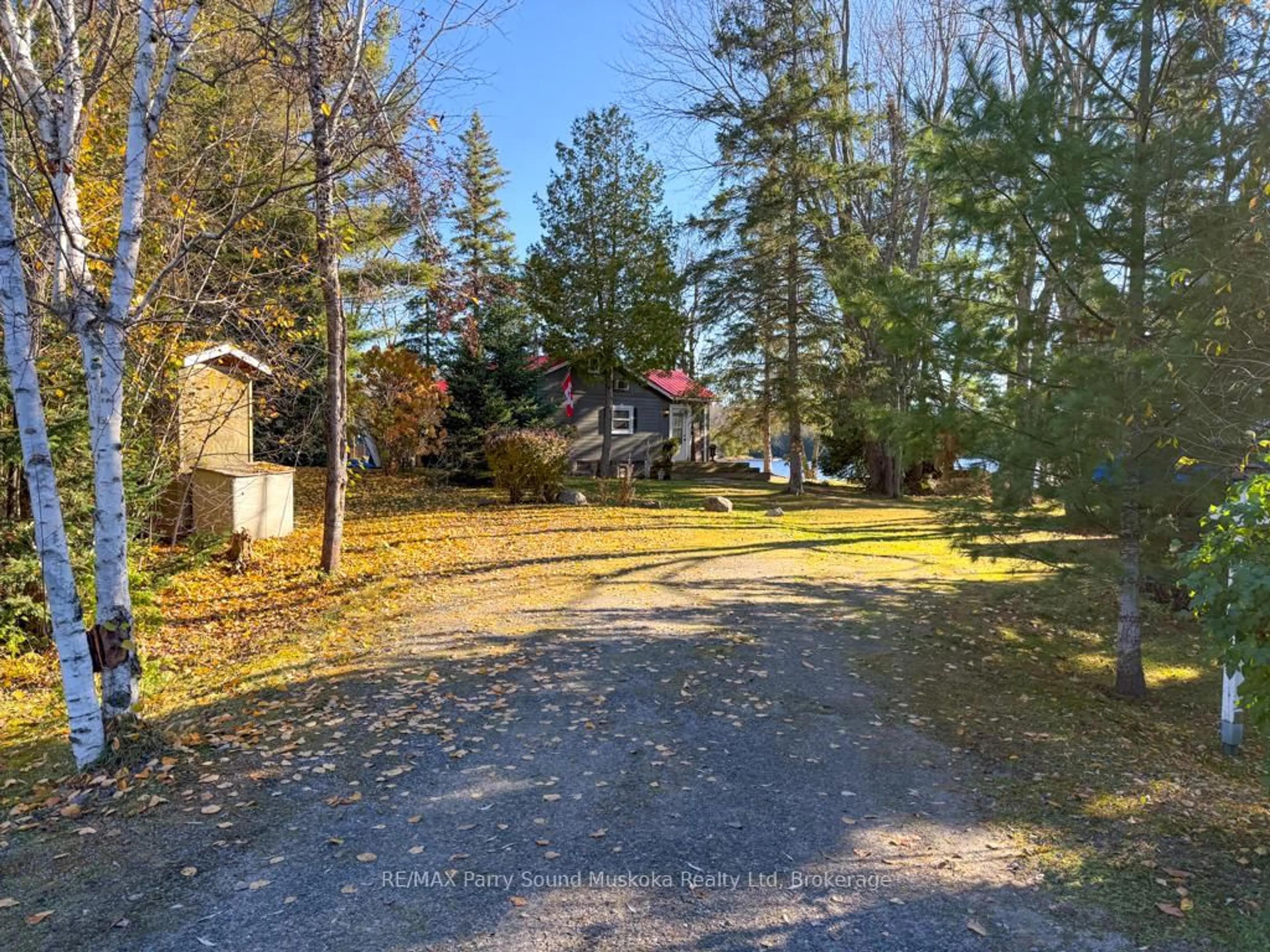 A pic from outside/outdoor area/front of a property/back of a property/a pic from drone, street for 30 Church St, Whitestone Ontario P0A 1G0
