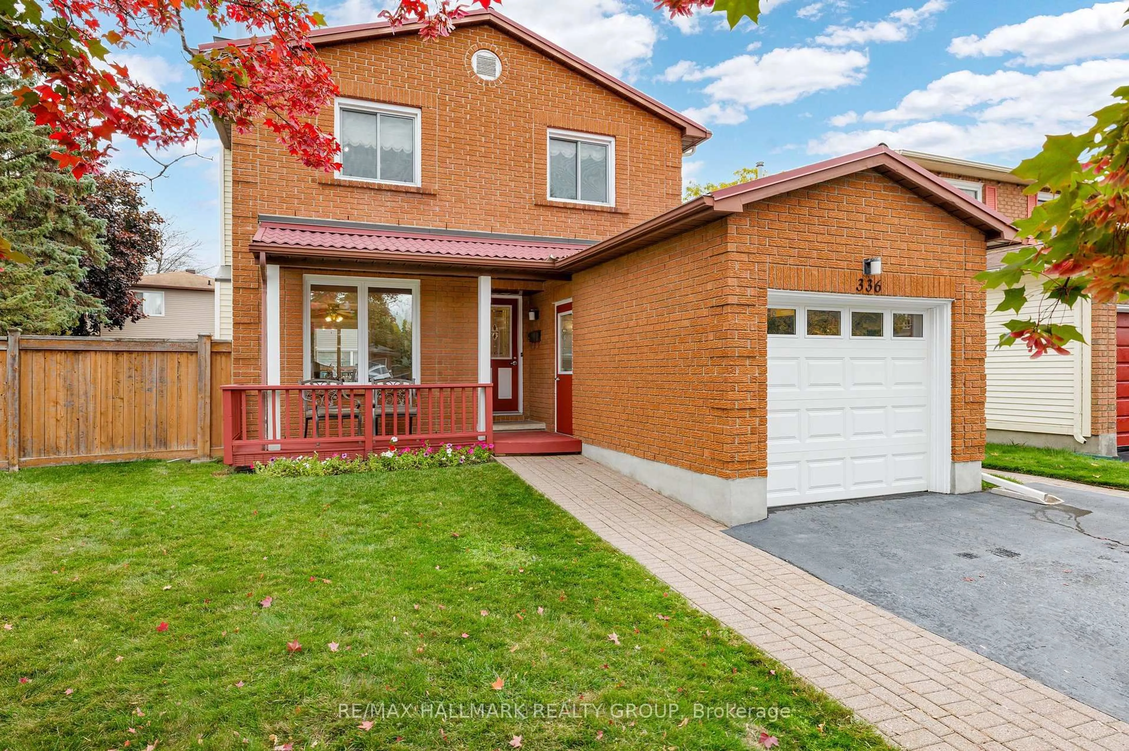 Home with brick exterior material, street for 336 McEachern Cres, Ottawa Ontario K1E 3P5