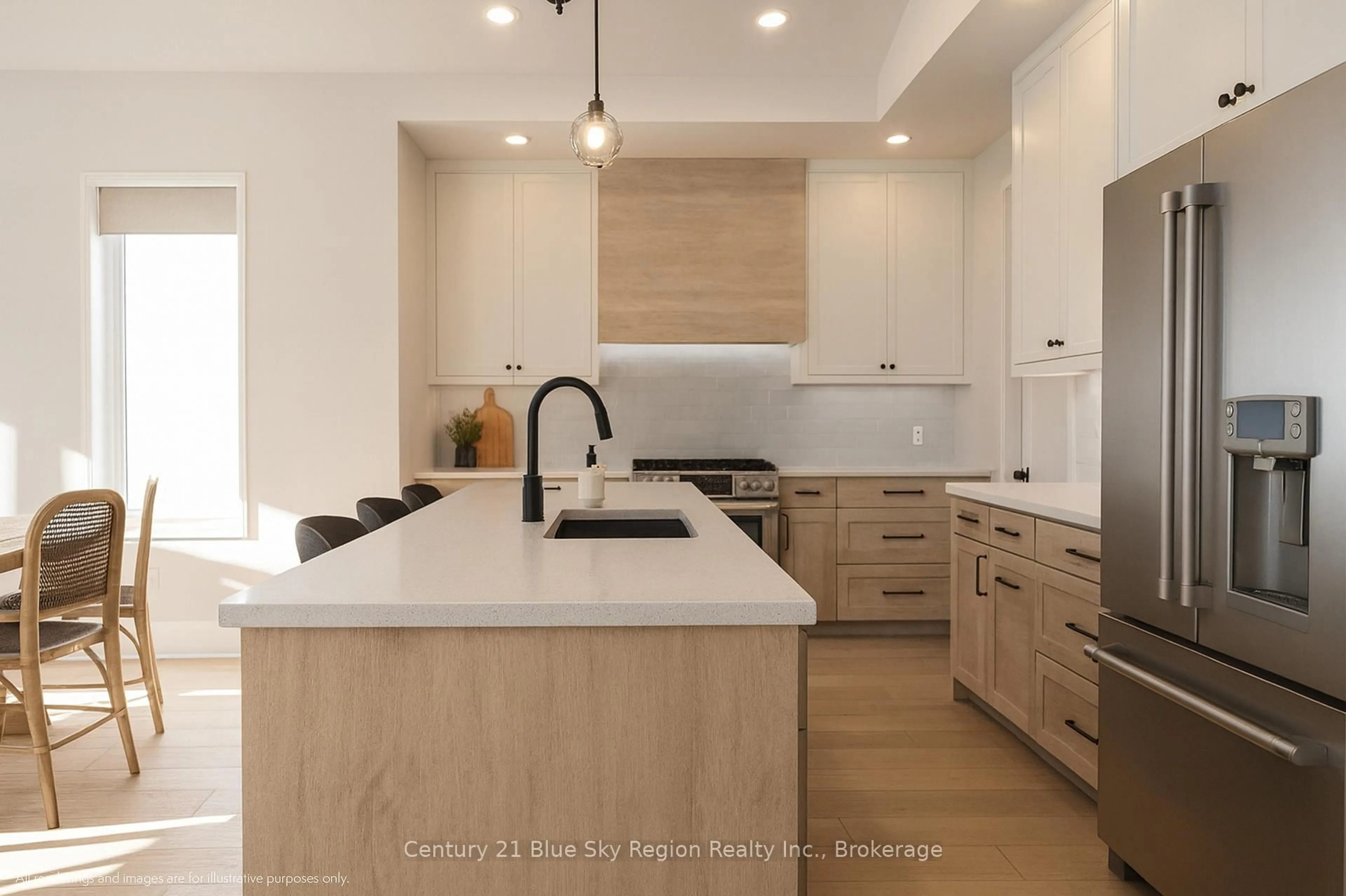 Contemporary kitchen, unknown for 38 Kenreta Dr, North Bay Ontario P1C 0A5