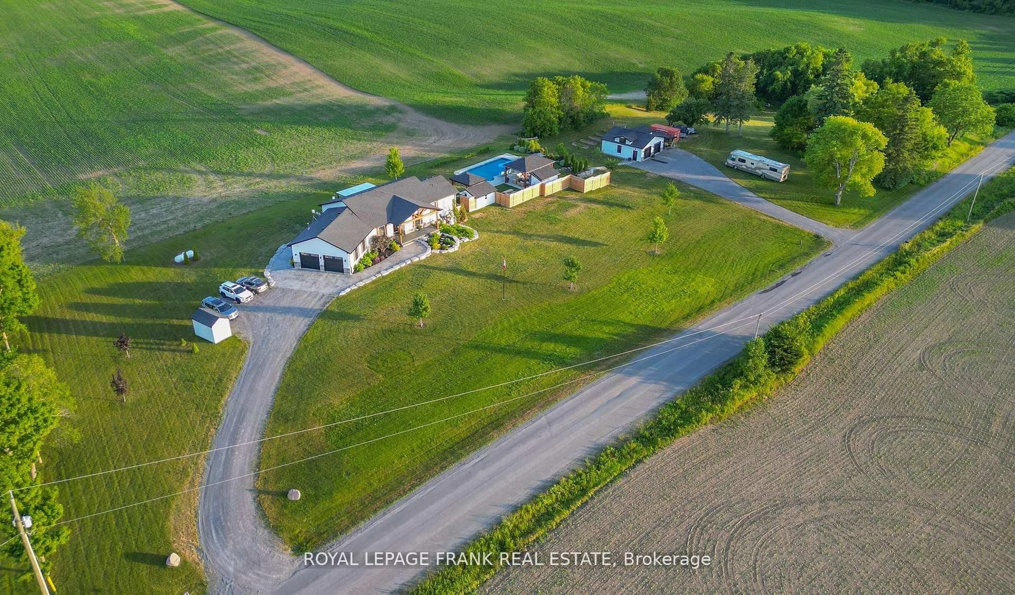 A pic from outside/outdoor area/front of a property/back of a property/a pic from drone, unknown for 621 Mount Pleasant Rd, Cramahe Ontario K0K 1M0