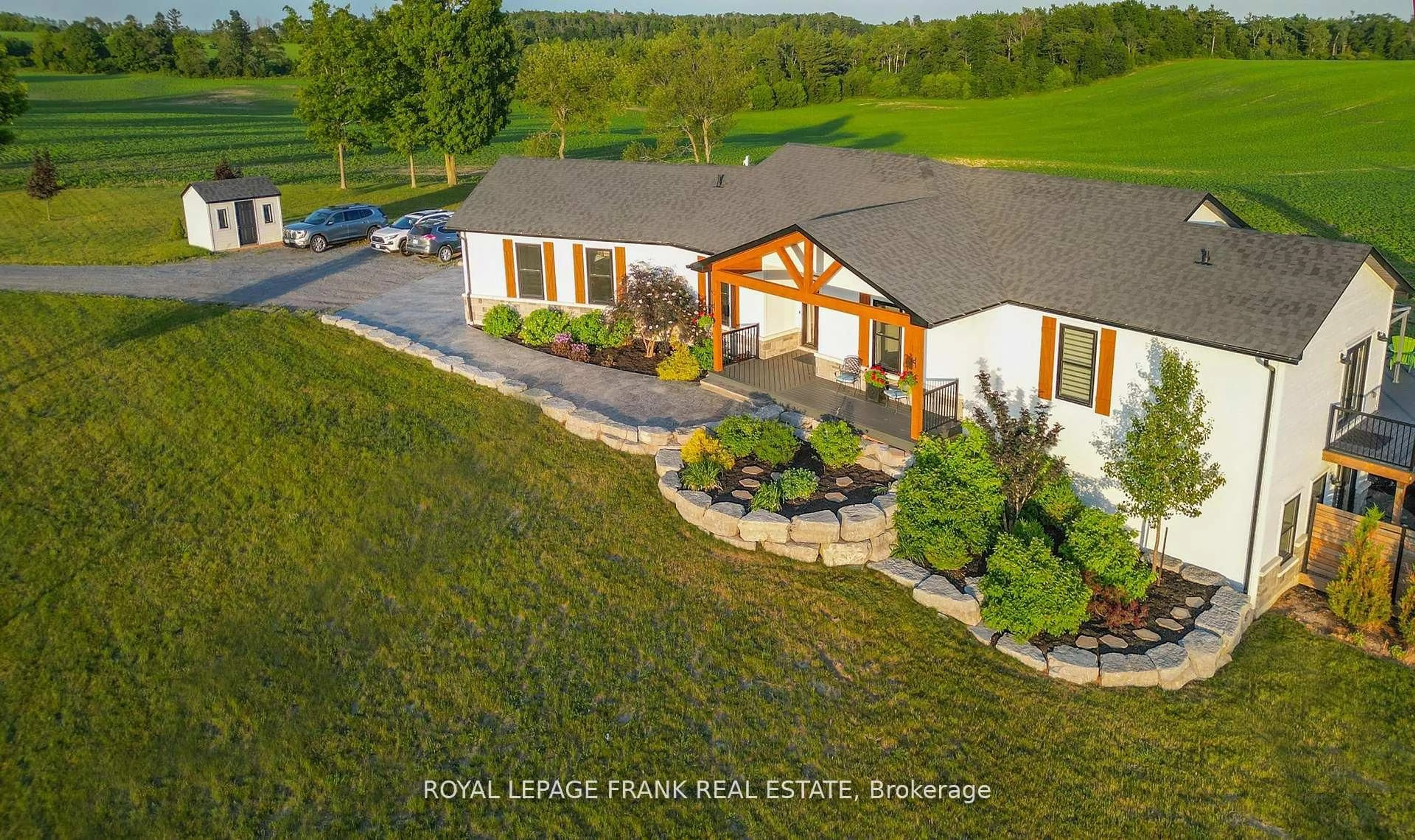 A pic from outside/outdoor area/front of a property/back of a property/a pic from drone, unknown for 621 Mount Pleasant Rd, Cramahe Ontario K0K 1M0