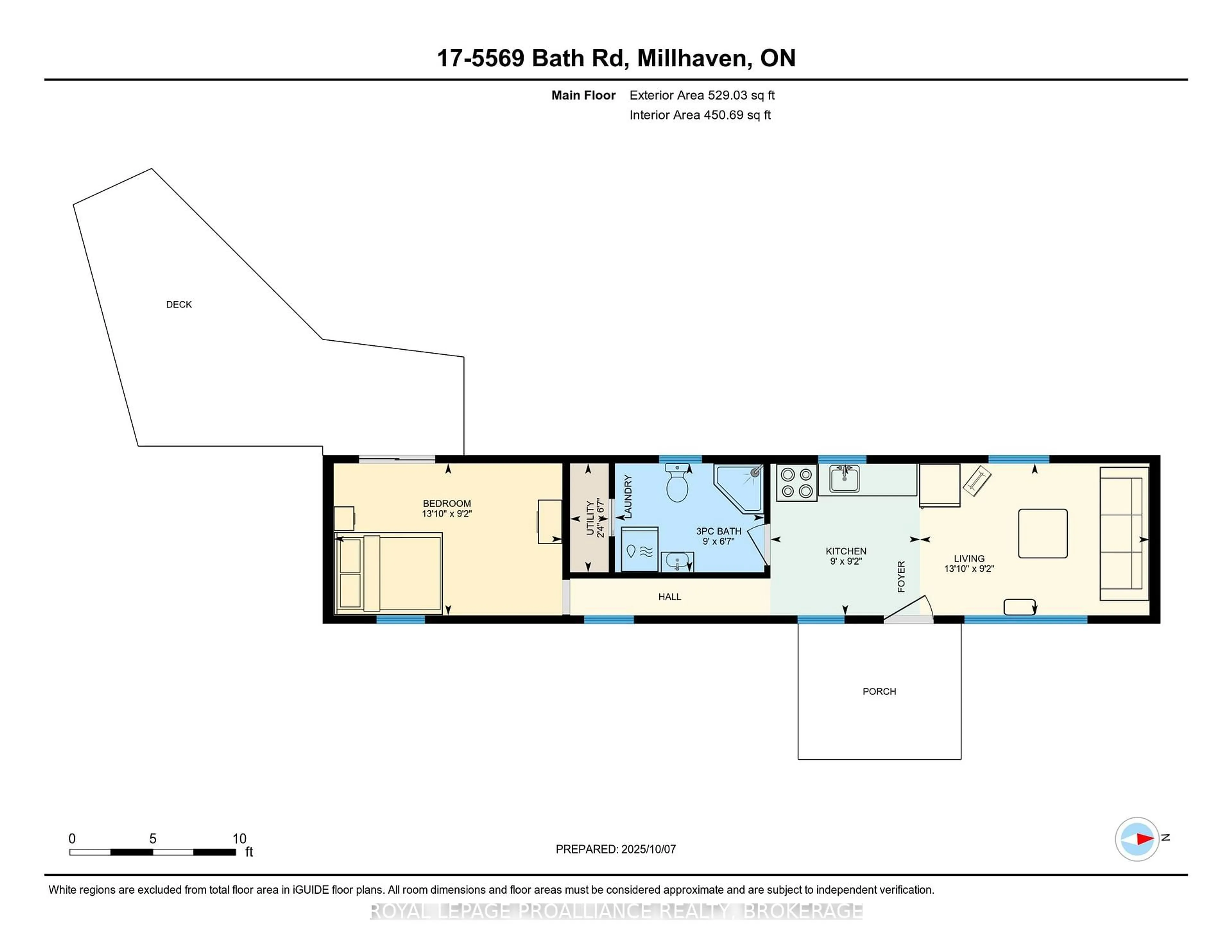 Floor plan for 5569 Bath Rd #17, Bath Ontario K0H 1G0