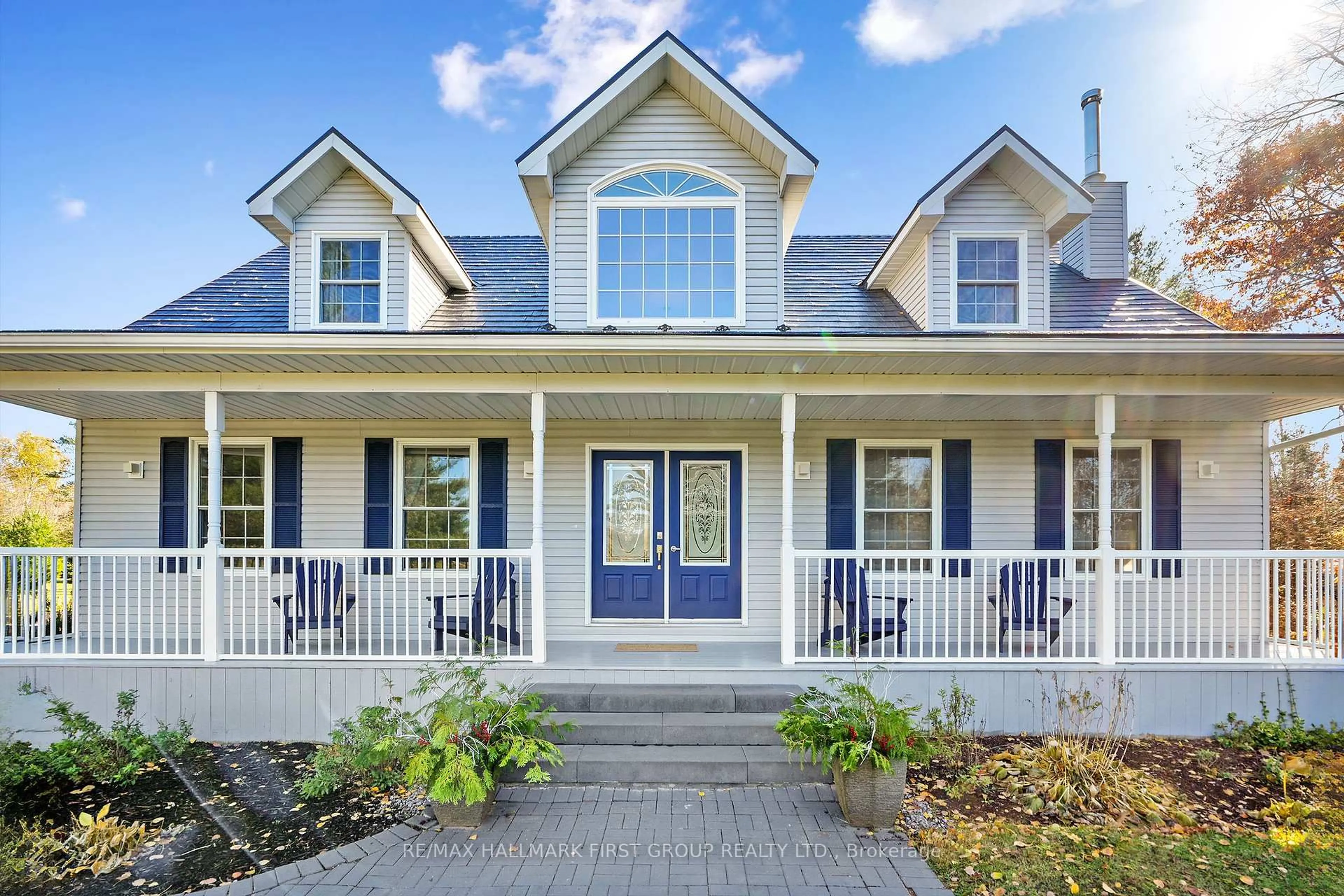 Home with vinyl exterior material, street for 14293 County 21 Rd, Cramahe Ontario K0K 1S0