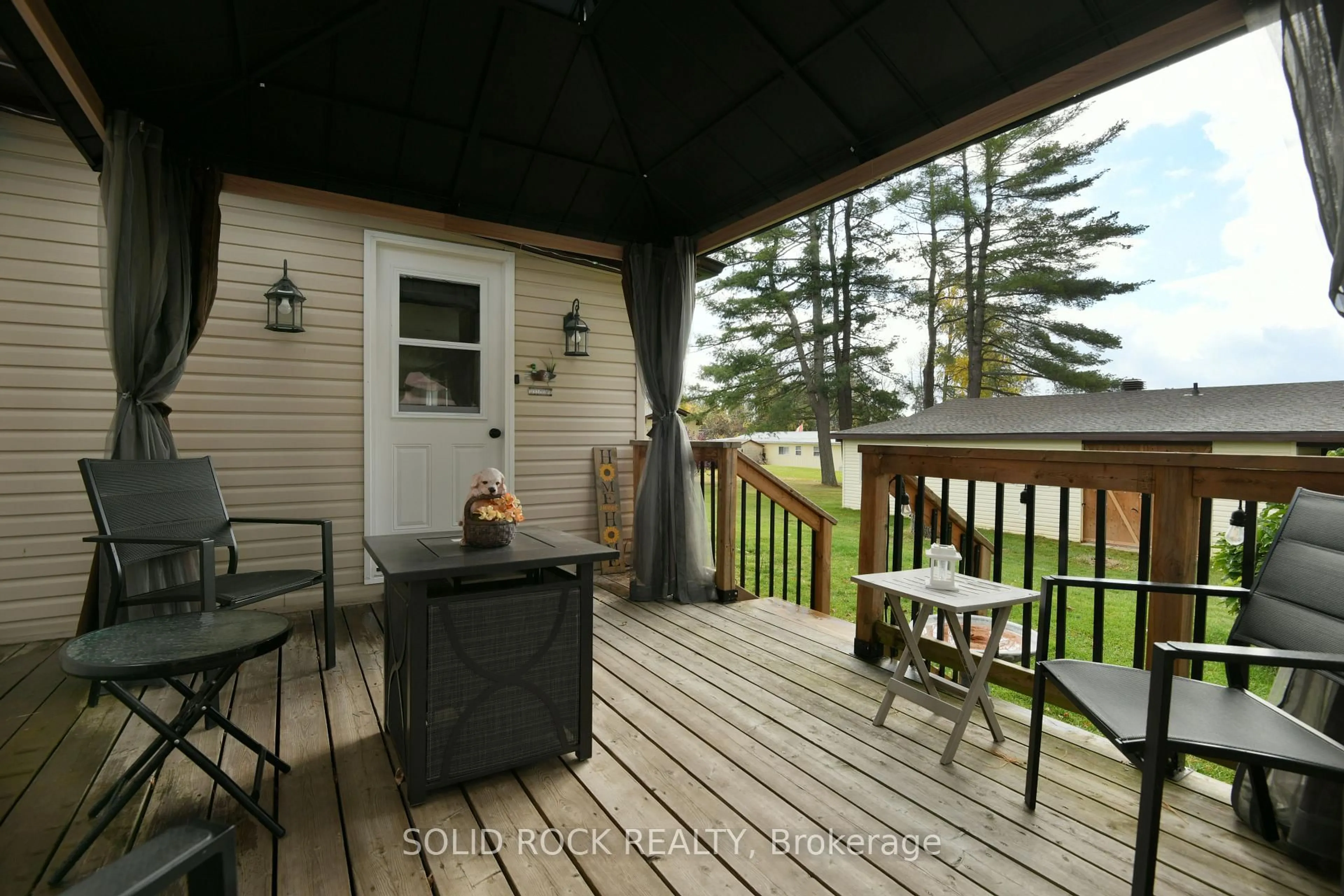 Patio, water/lake/river/ocean view for 26 Evergreen Lane, White Lake Ontario K0A 3L0