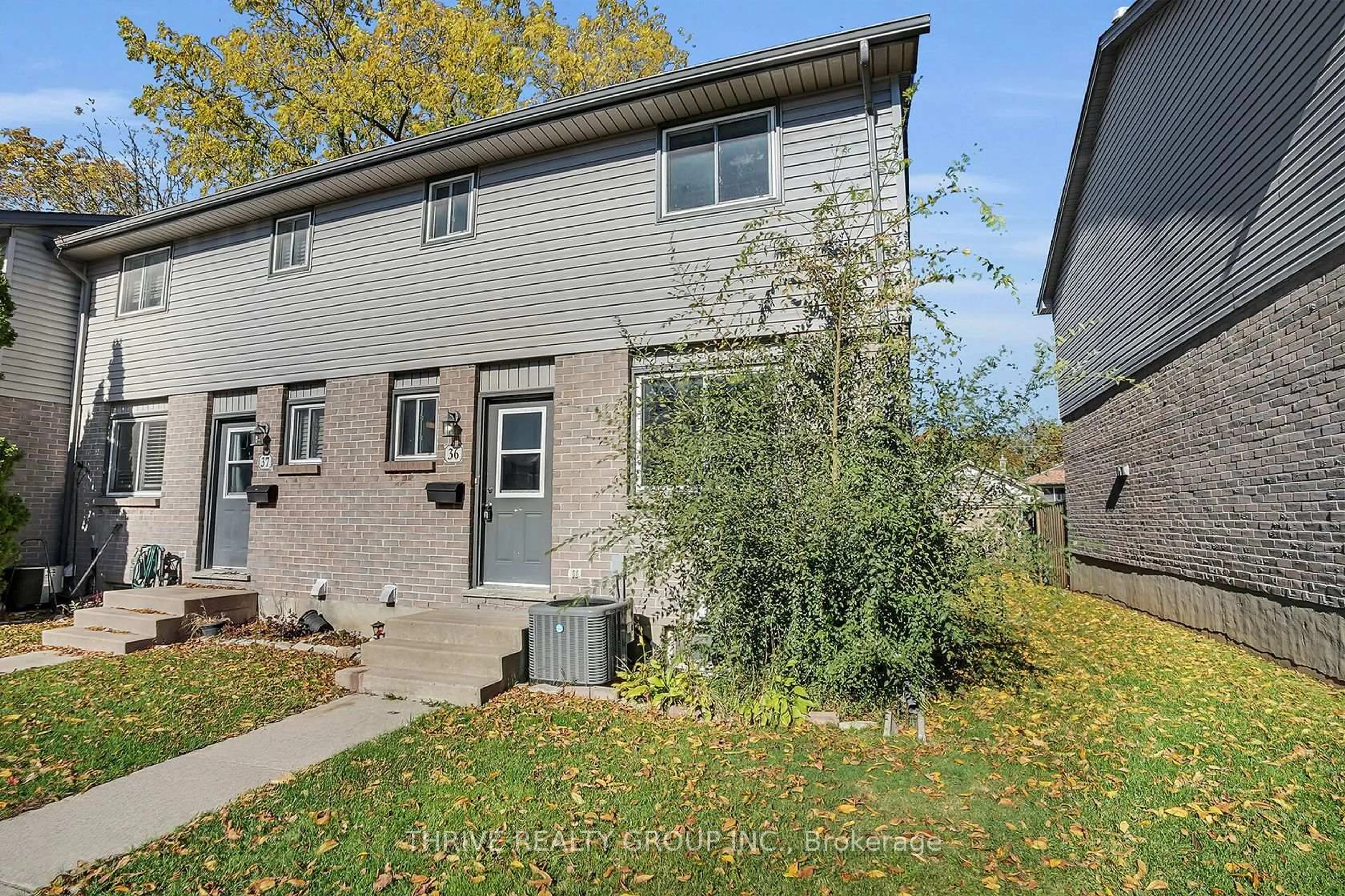 Home with vinyl exterior material, street for 490 Third St #36, London East Ontario N5V 4A2