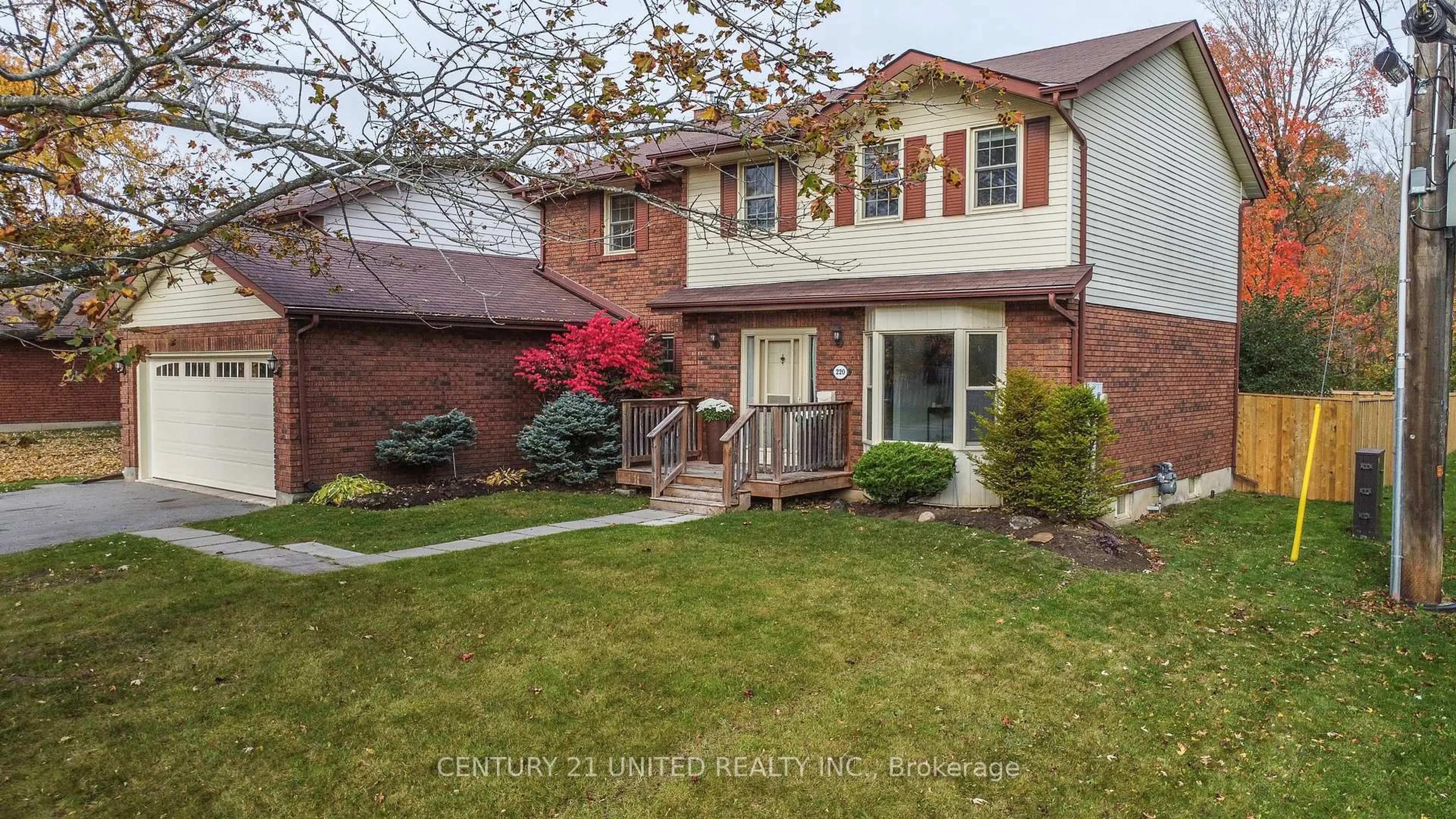Home with brick exterior material, street for 220 Ridgewood Rd, Peterborough Ontario K9J 8A3