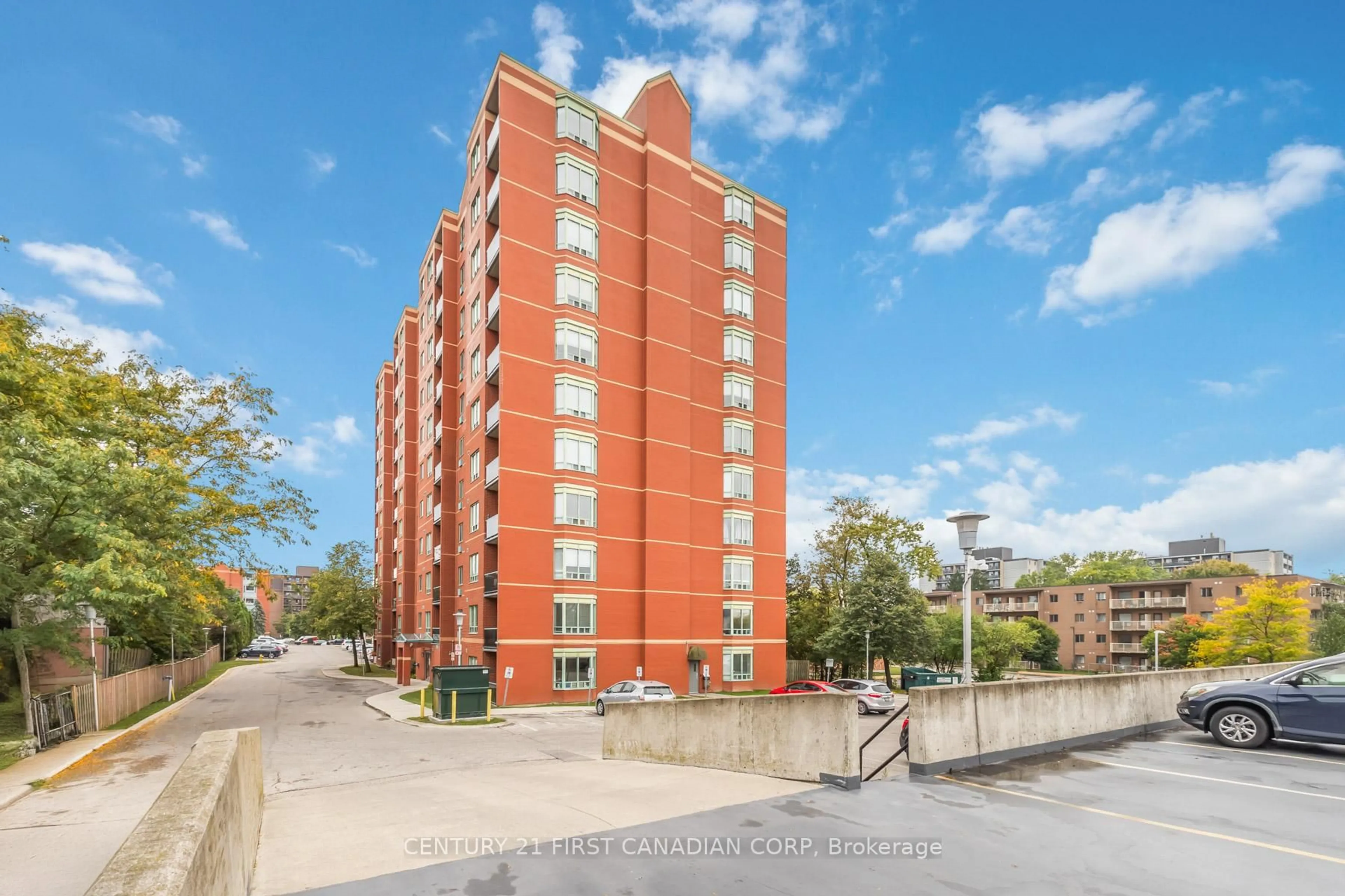A pic from outside/outdoor area/front of a property/back of a property/a pic from drone, building for 76 Base Line Rd #108, London South Ontario N6J 4X6