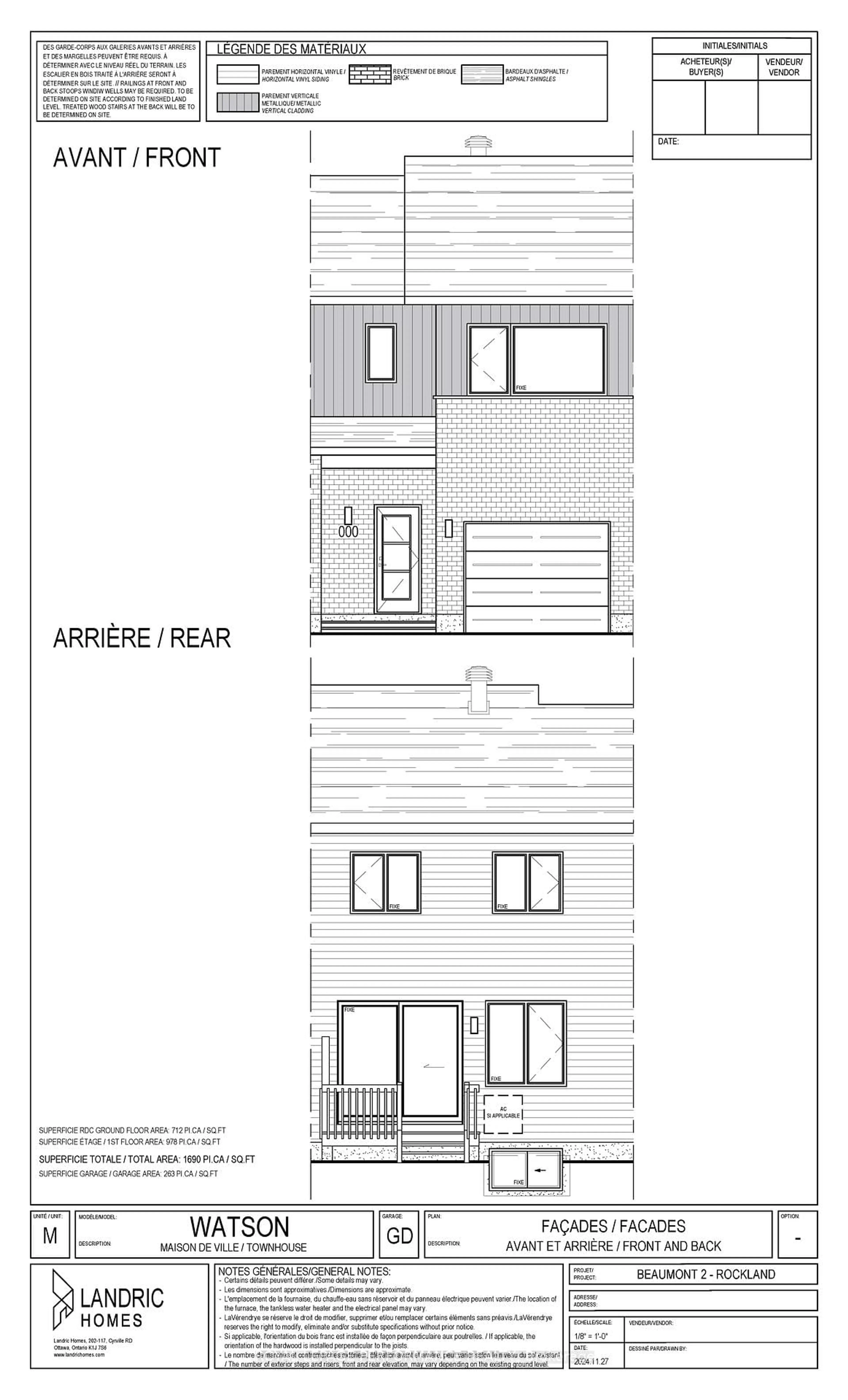 Floor plan for 2517 Gray Cres, Clarence-Rockland Ontario K4K 0H3