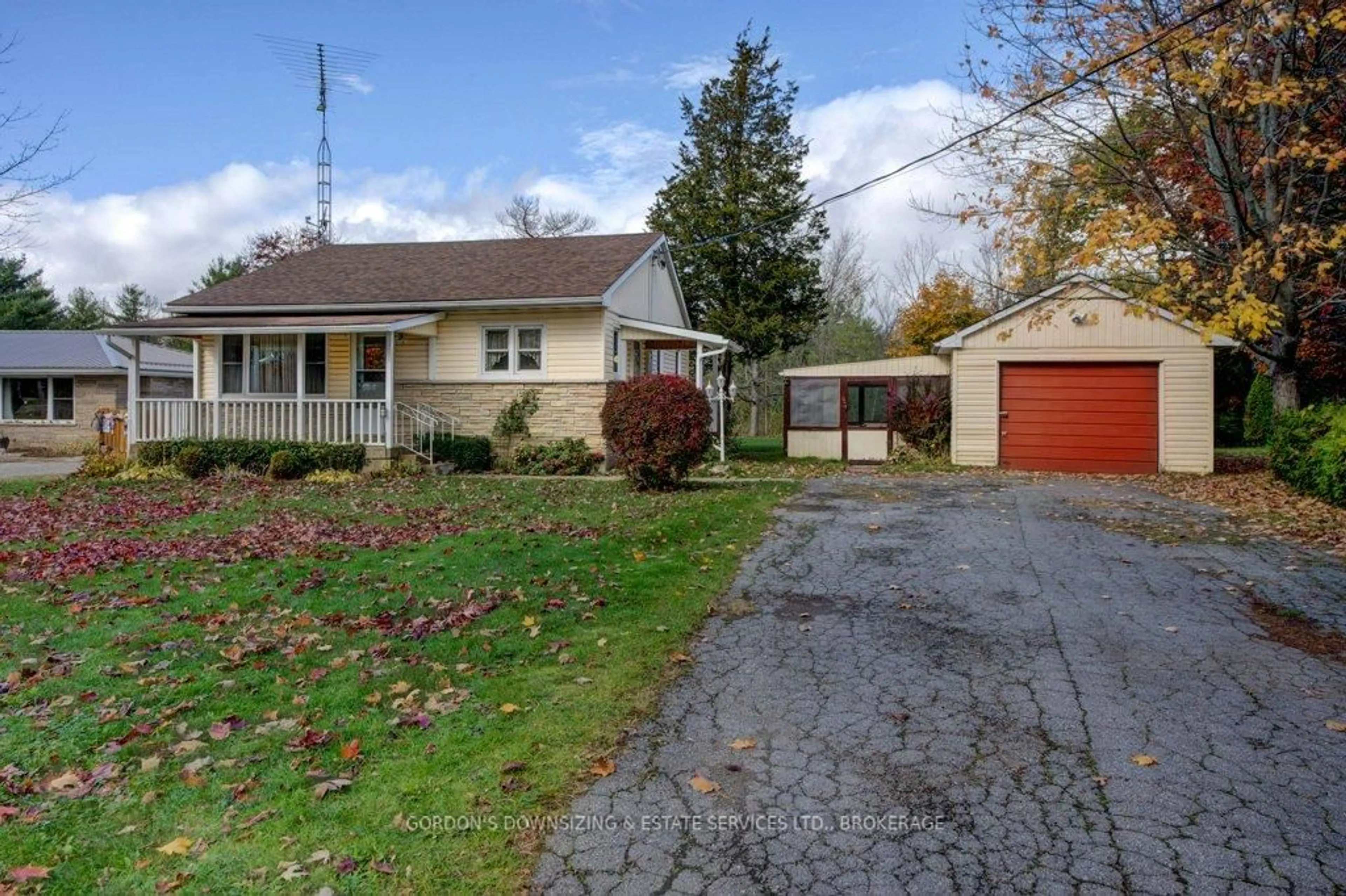 A pic from outside/outdoor area/front of a property/back of a property/a pic from drone, street for 1160 County 2 Rd, Elizabethtown-Kitley Ontario K6V 5T3