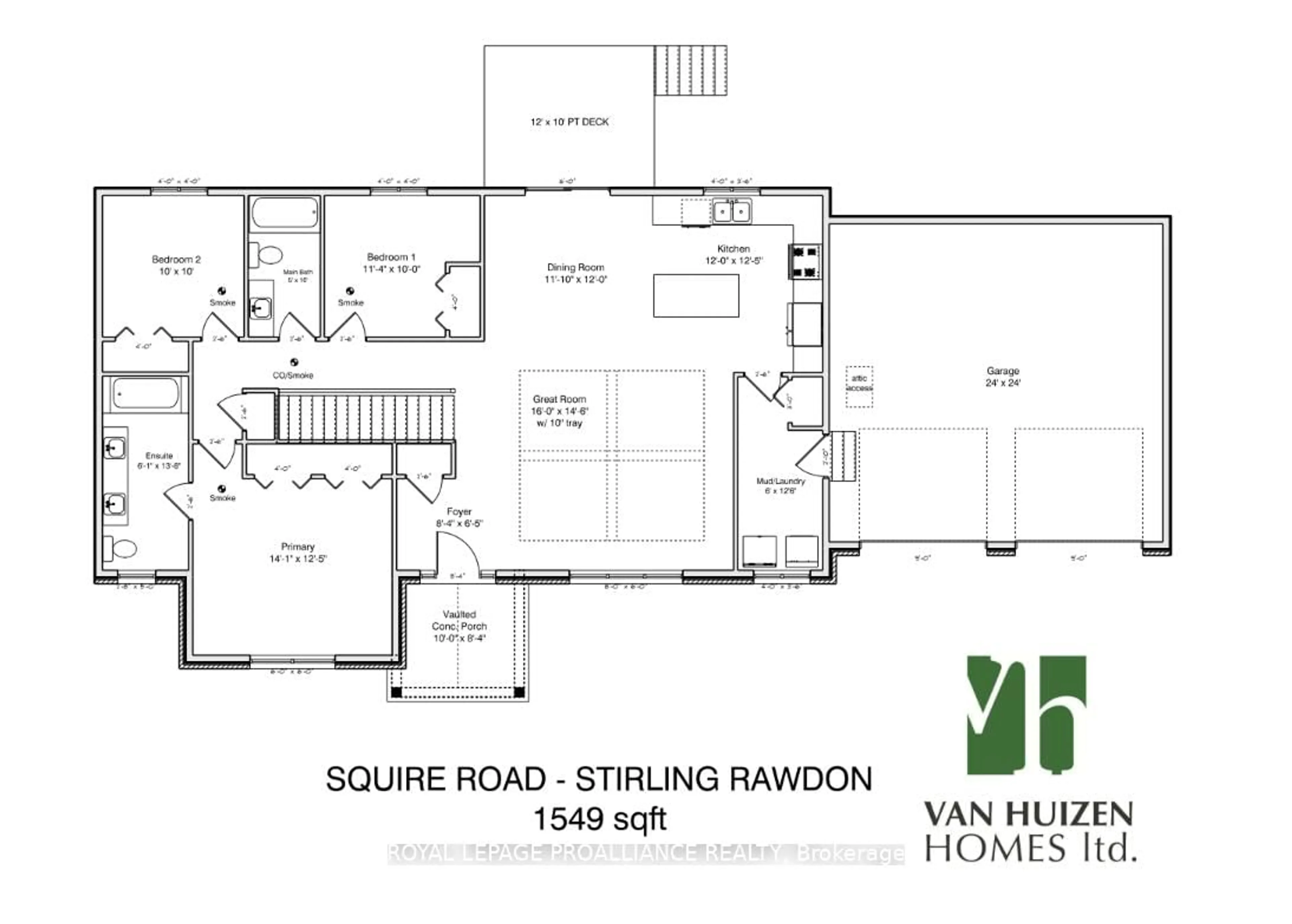 Floor plan for 0 Squire Rd, Stirling-Rawdon Ontario K0K 3C0