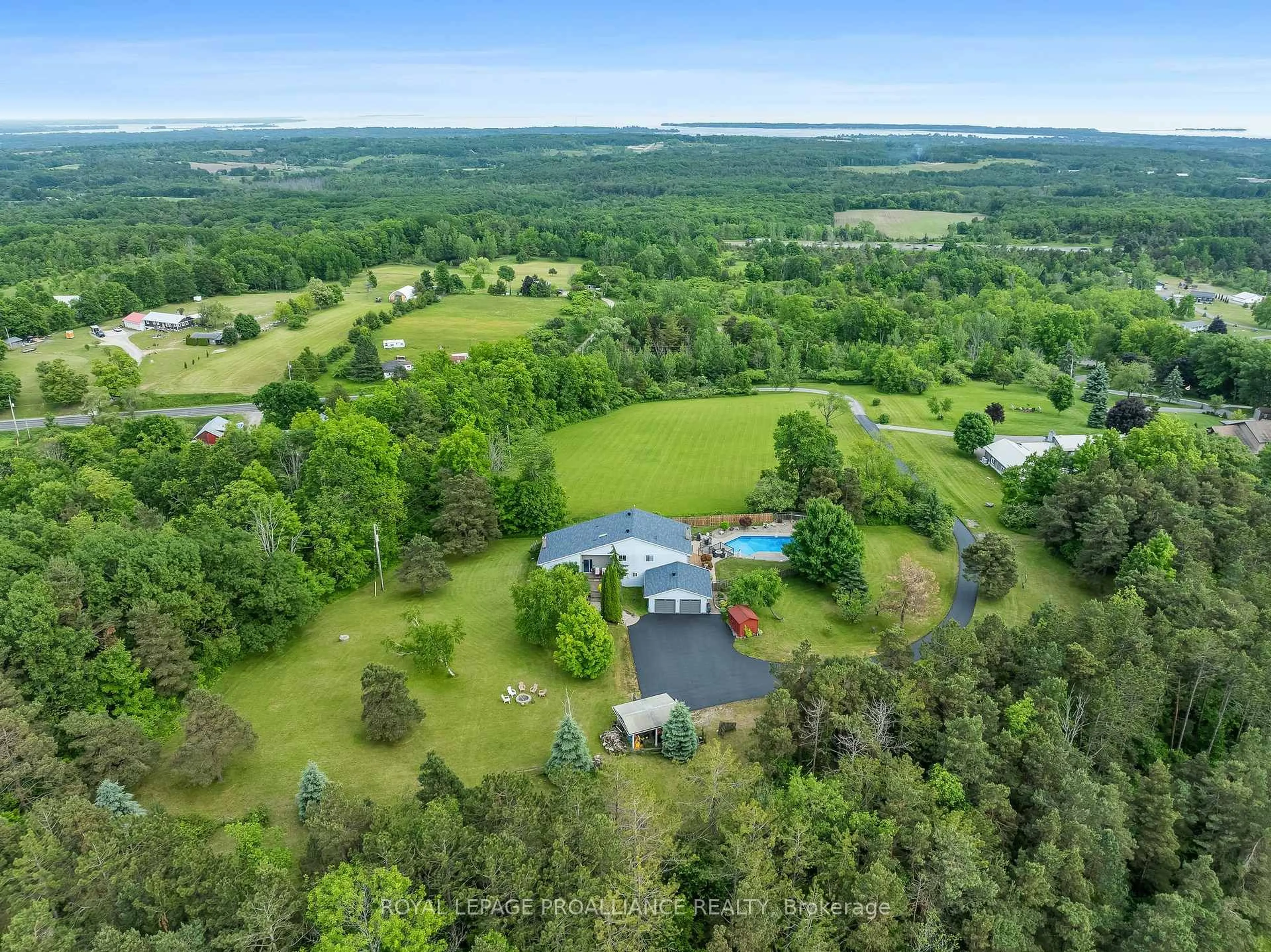 A pic from outside/outdoor area/front of a property/back of a property/a pic from drone, water/lake/river/ocean view for 748 County Rd 26, Brighton Ontario K0K 1H0