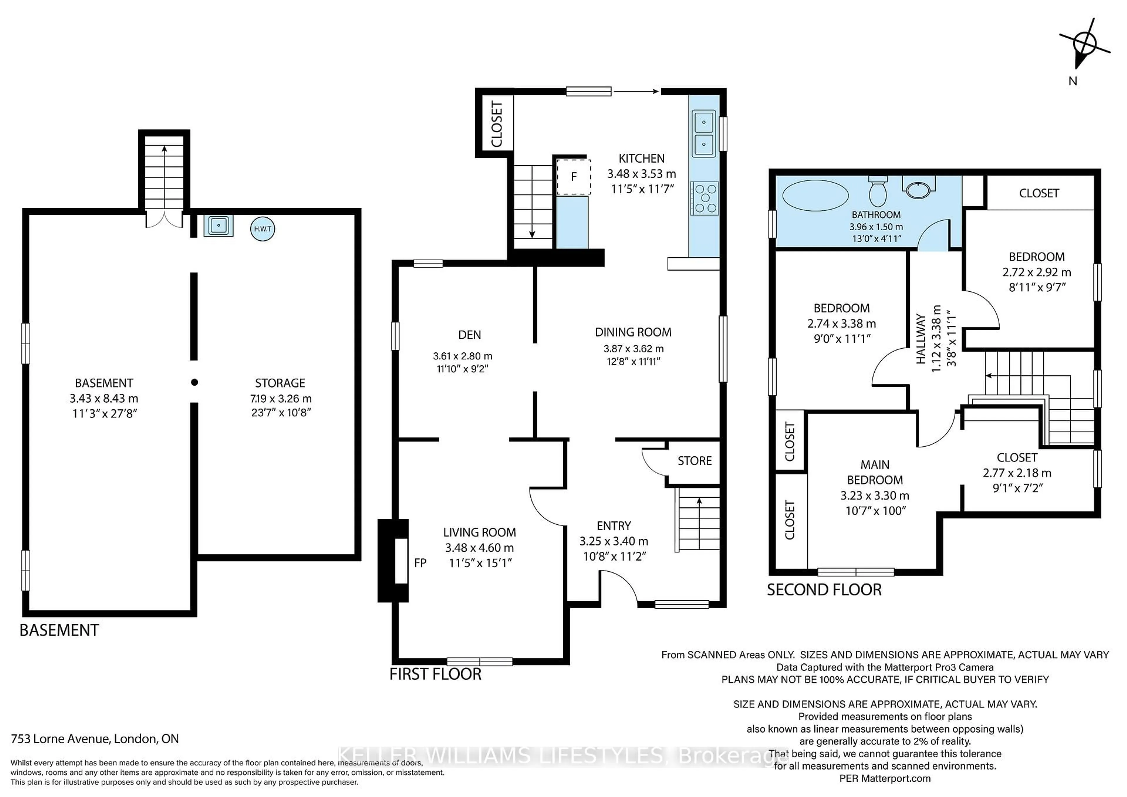 Floor plan for 753 Lorne Ave, London East Ontario N5W 3K9