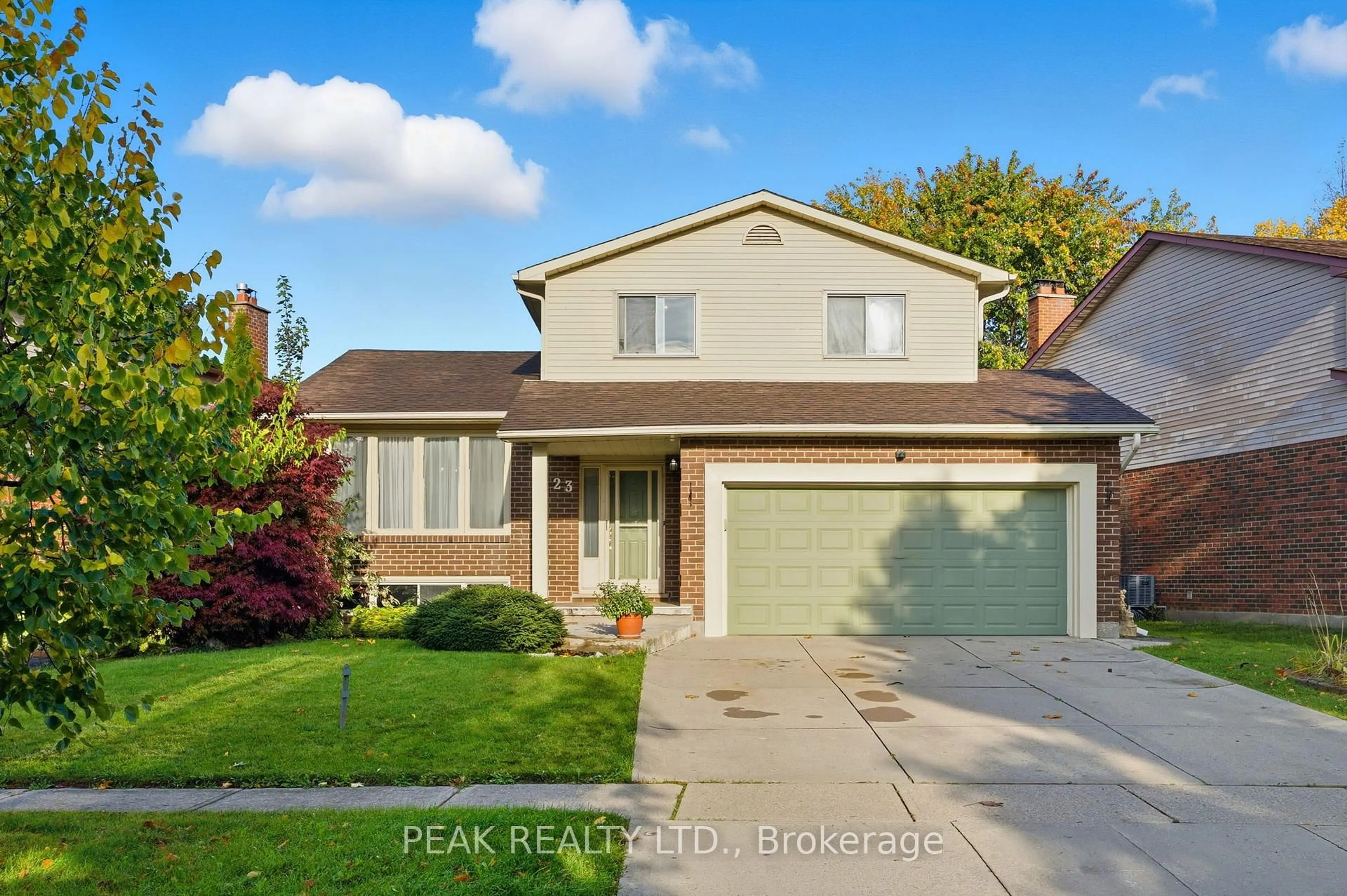 Home with vinyl exterior material, street for 23 Vance Cres, Hamilton Ontario L8B 0B7