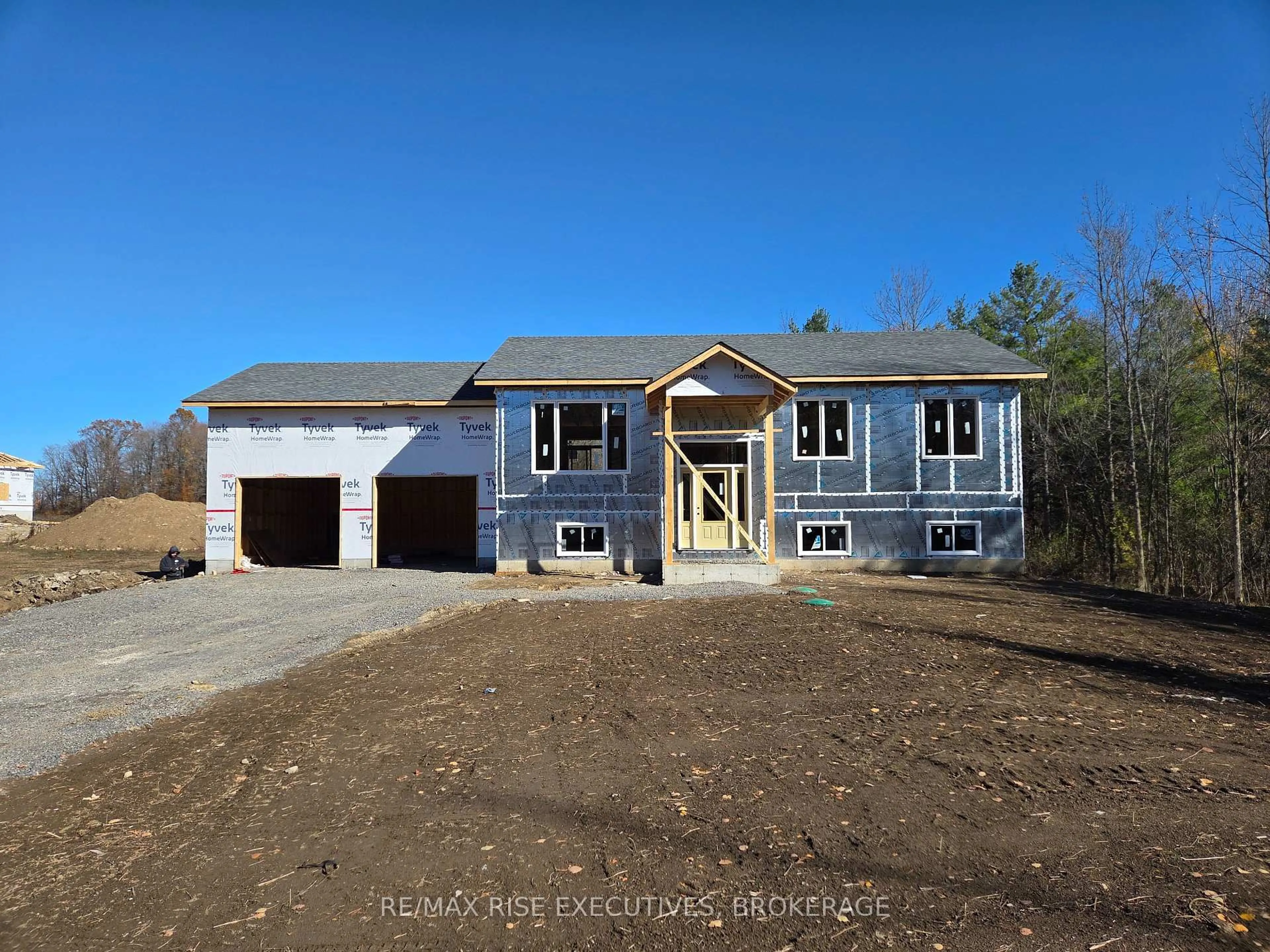 A pic from outside/outdoor area/front of a property/back of a property/a pic from drone, street for 5229 German Rd, Yarker Ontario K0K 3N0