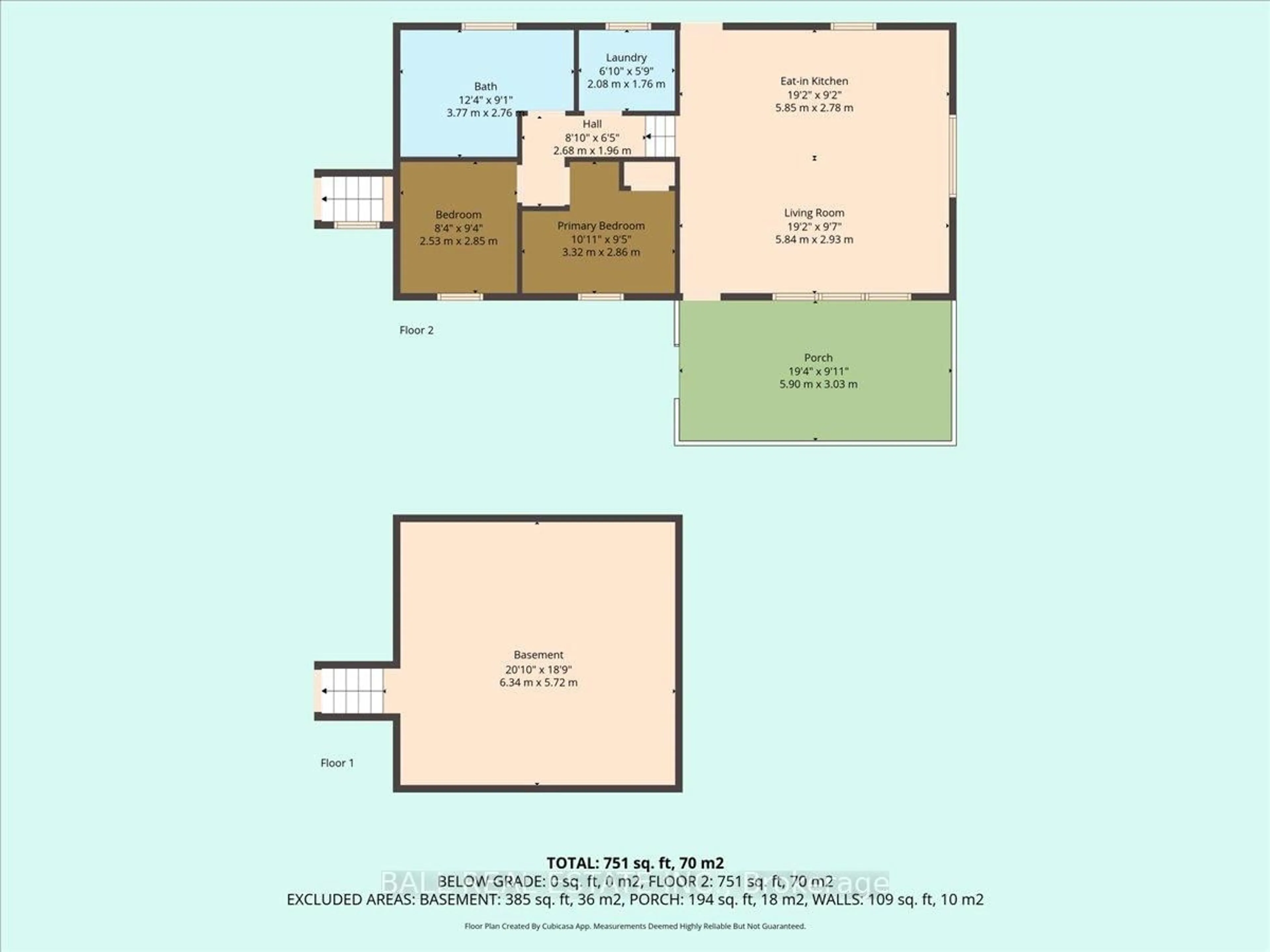 Floor plan for 40 South Jordan Lake Rd, Hastings Ontario K0L 1W0