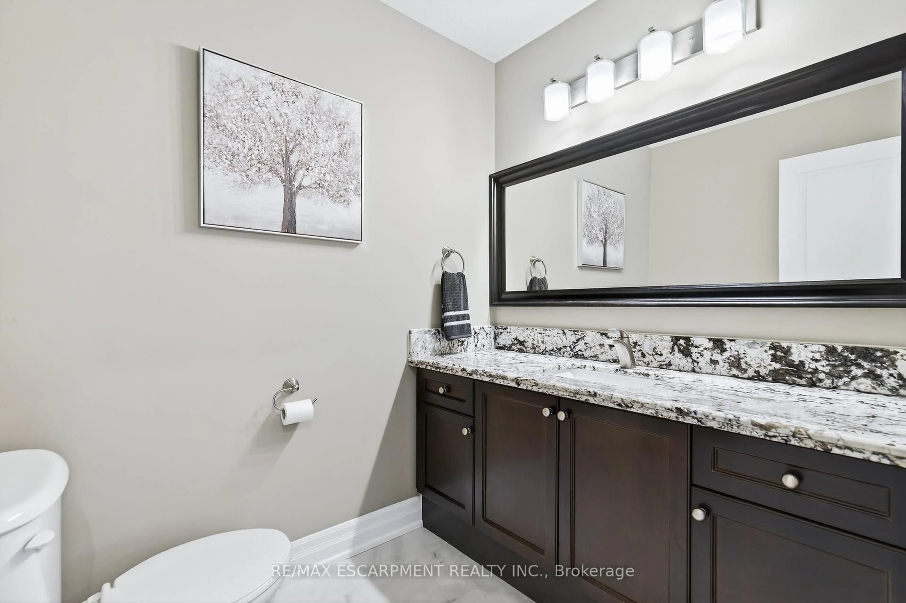 Contemporary bathroom, ceramic/tile floor for 79 Assisi St, Hamilton Ontario L8W 0A4