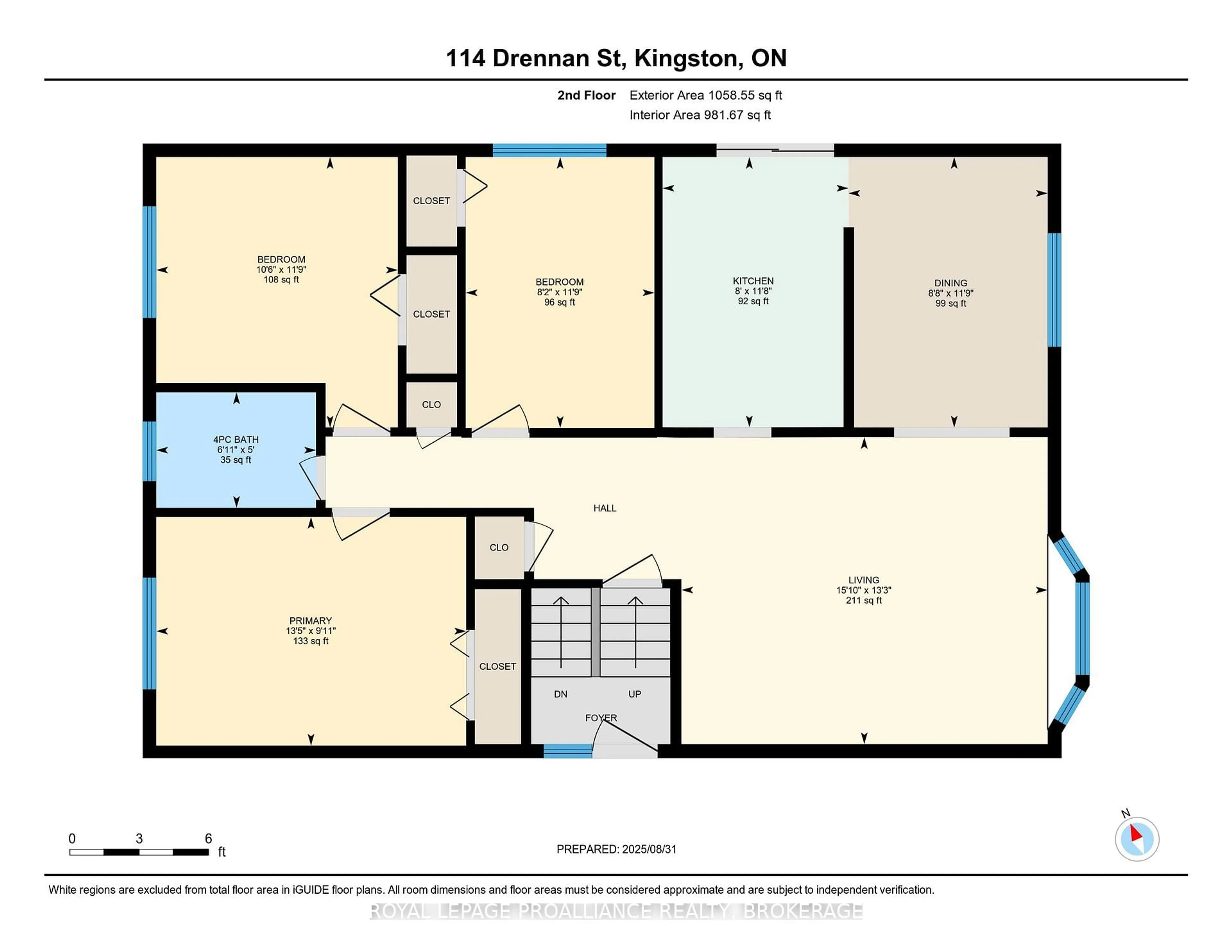 Floor plan for 114 Drennan St, Kingston Ontario K7K 2S5