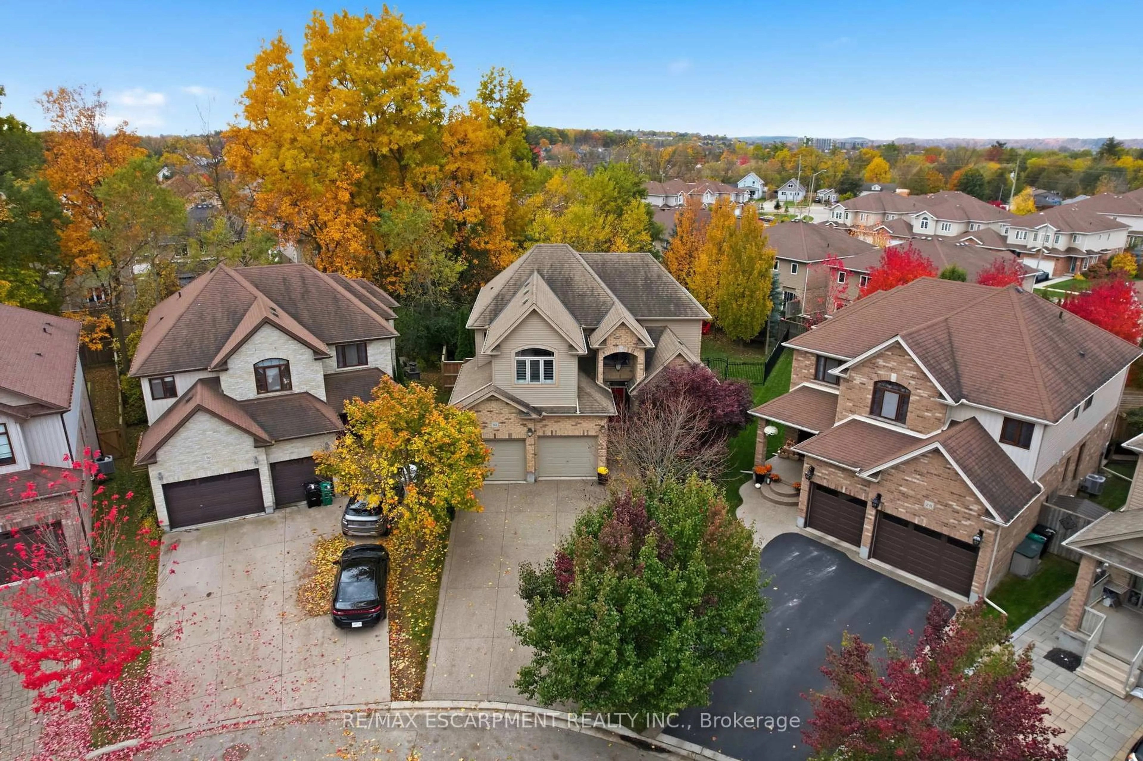A pic from outside/outdoor area/front of a property/back of a property/a pic from drone, street for 32 Hinrichs Cres, Waterloo Ontario N1T 0A8