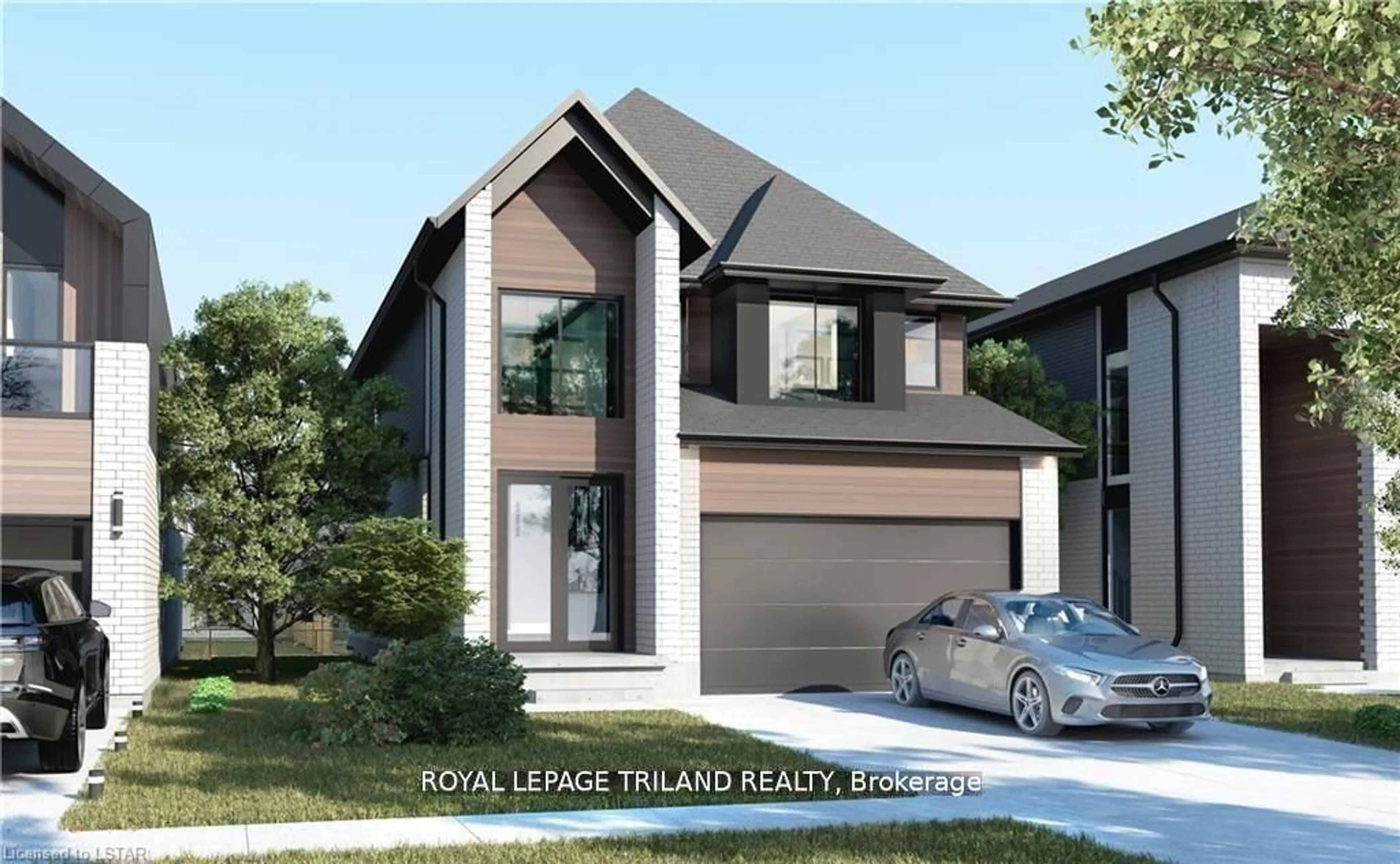Home with brick exterior material, street for 3909 BIG LEAF Tr, London South Ontario N6P 0A3