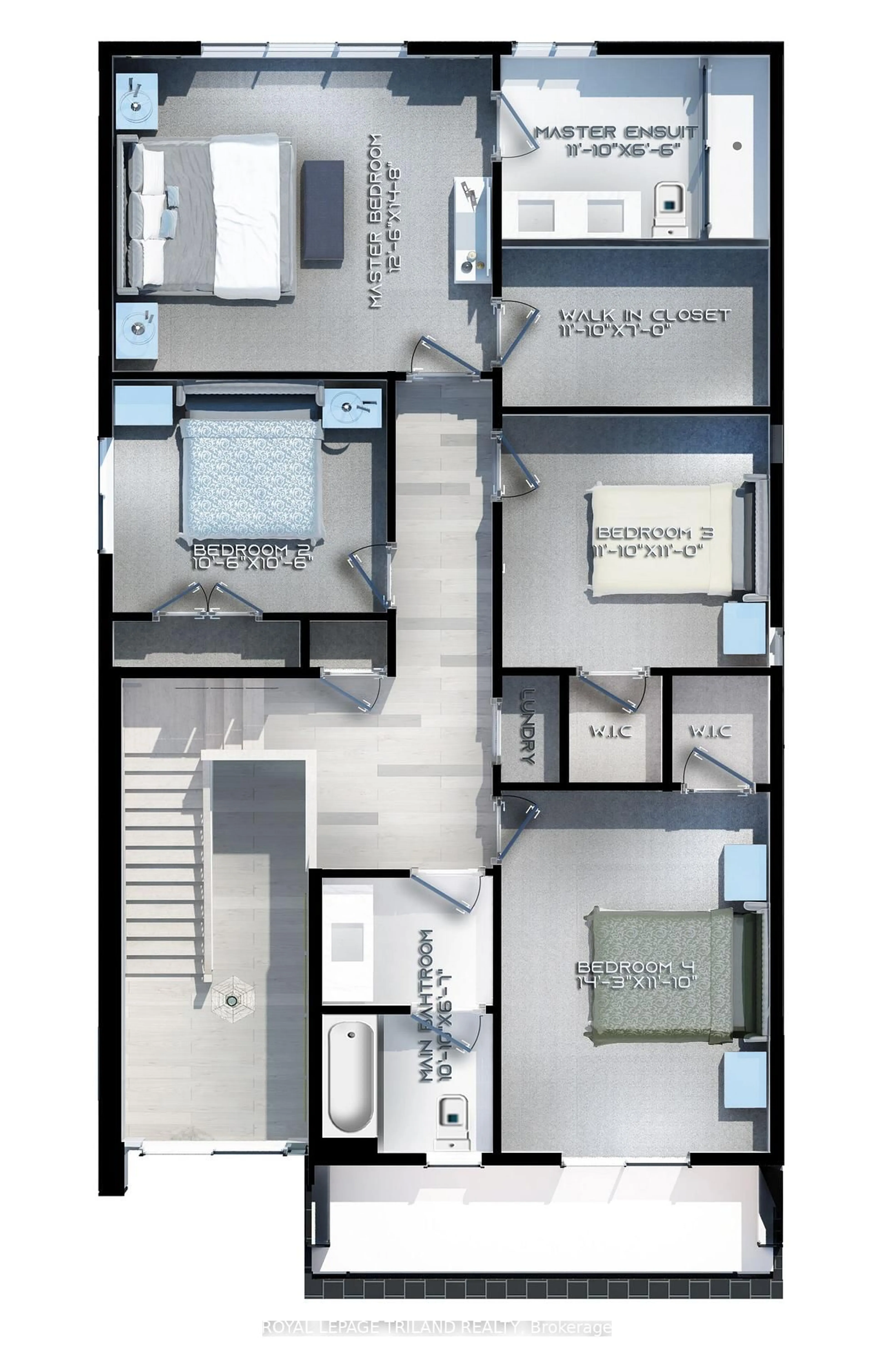 Floor plan for 3909 BIG LEAF Tr, London South Ontario N6P 0A3