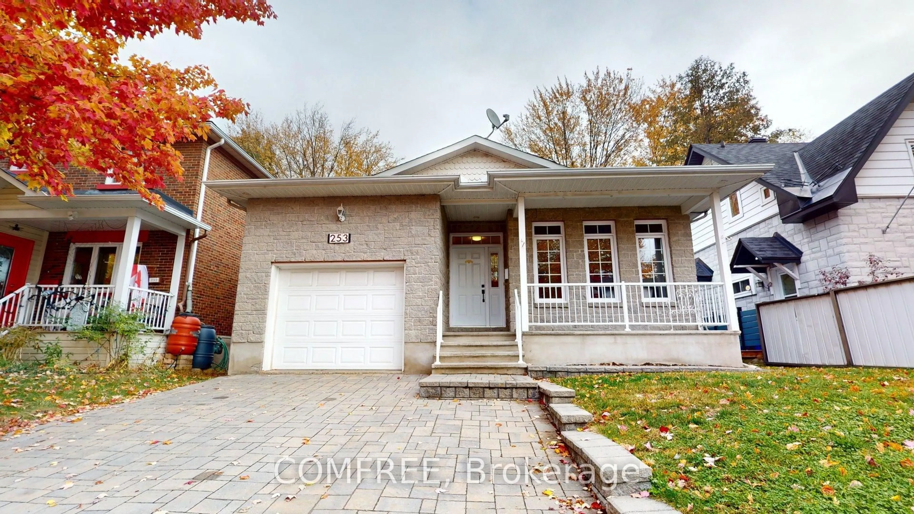 Home with brick exterior material, street for 253 Goulburn Ave, Ottawa Ontario K1N 8E5