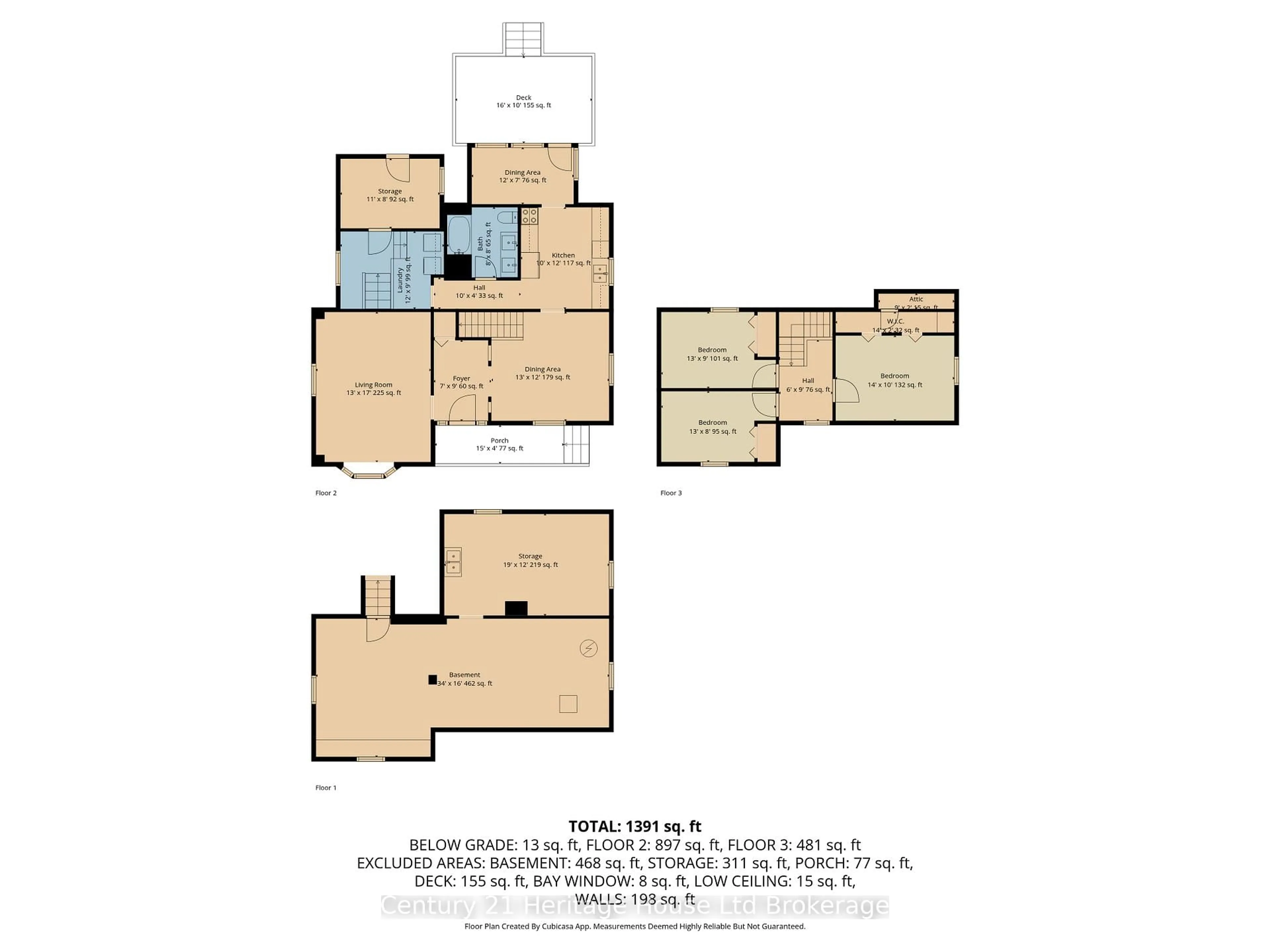 Floor plan for 89 Scott St, St. Thomas Ontario N5P 1L1