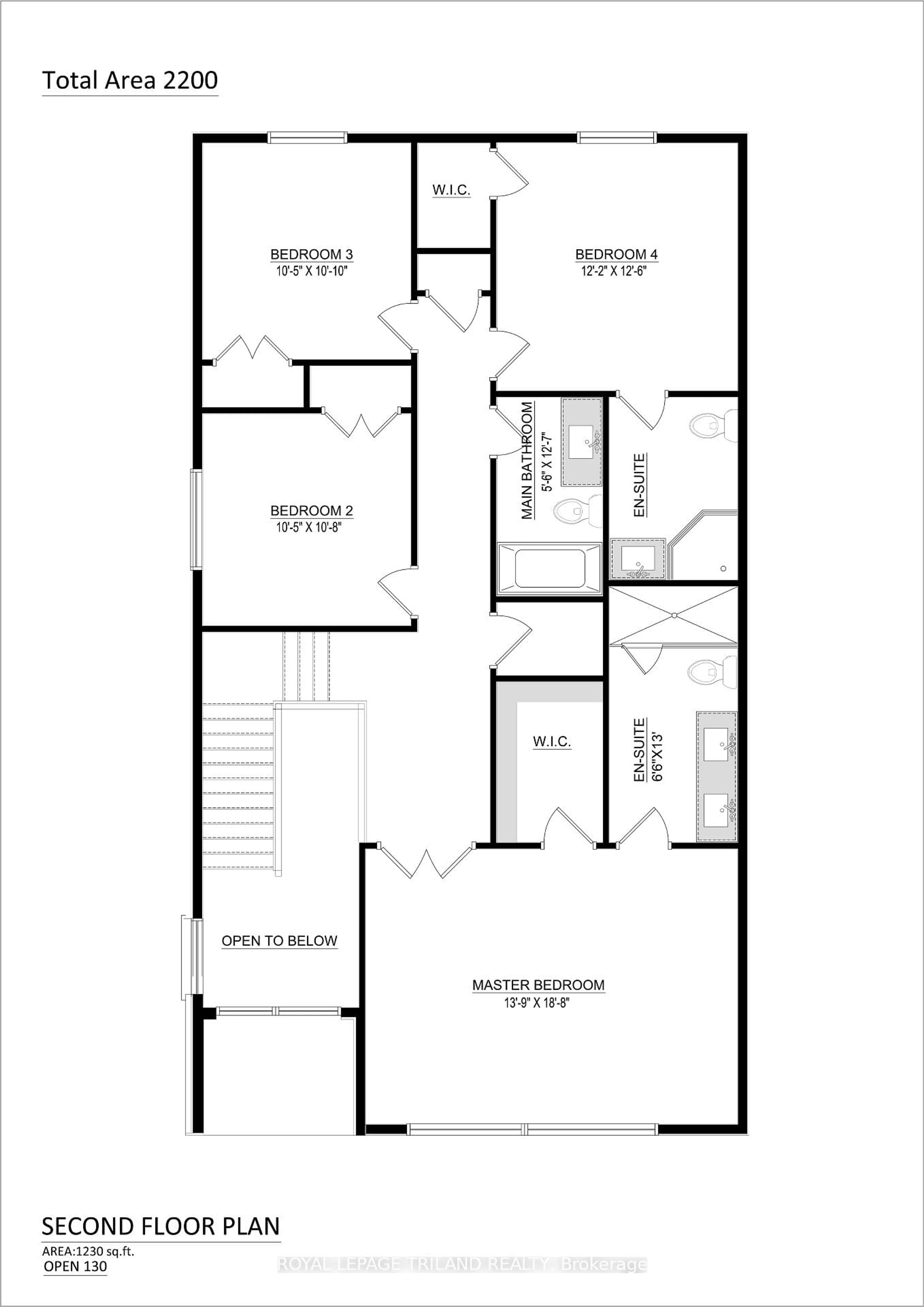 Floor plan for 3915 BIG LEAF Tr, London South Ontario N6P 0A3