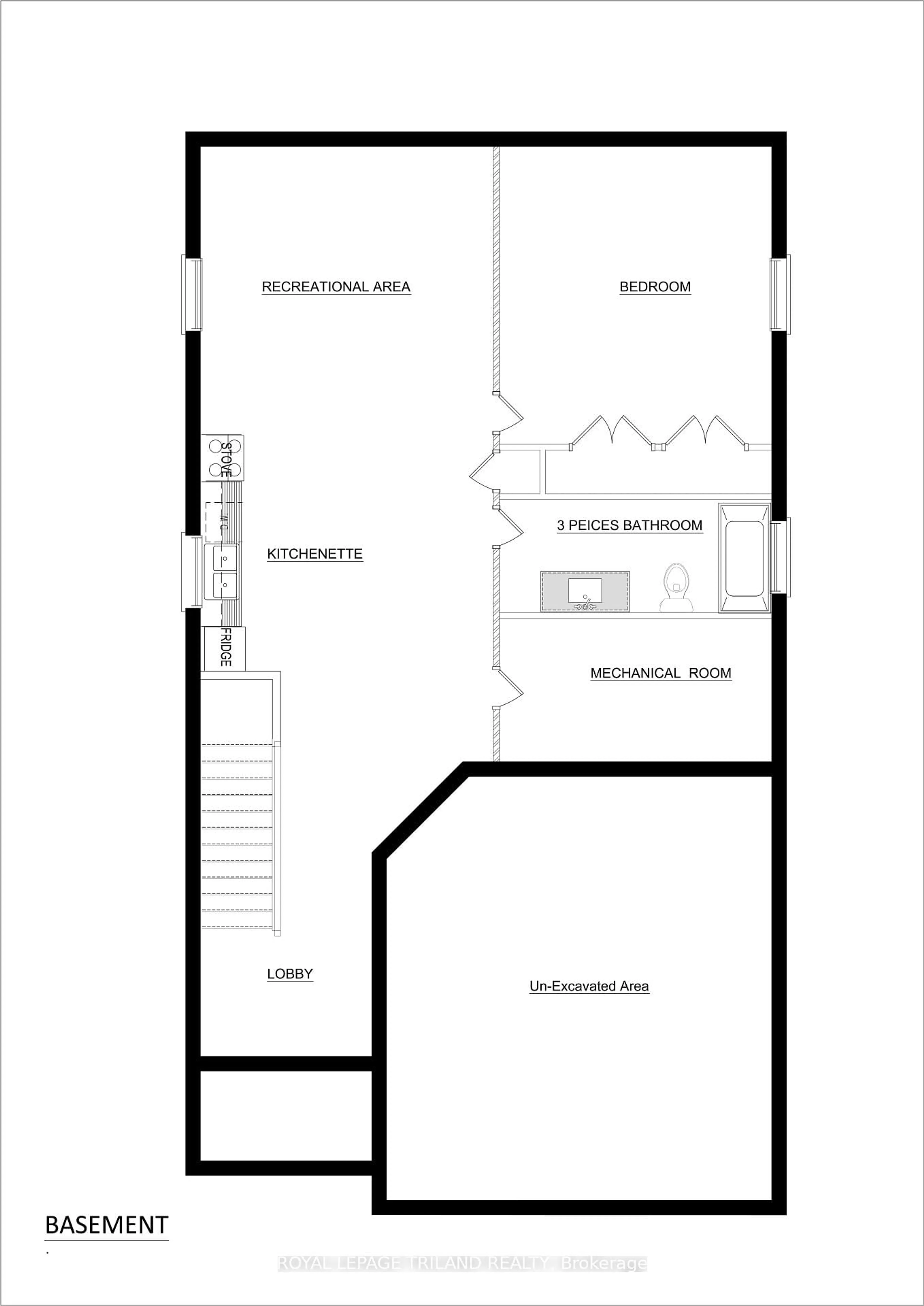Floor plan for 3915 BIG LEAF Tr, London South Ontario N6P 0A3