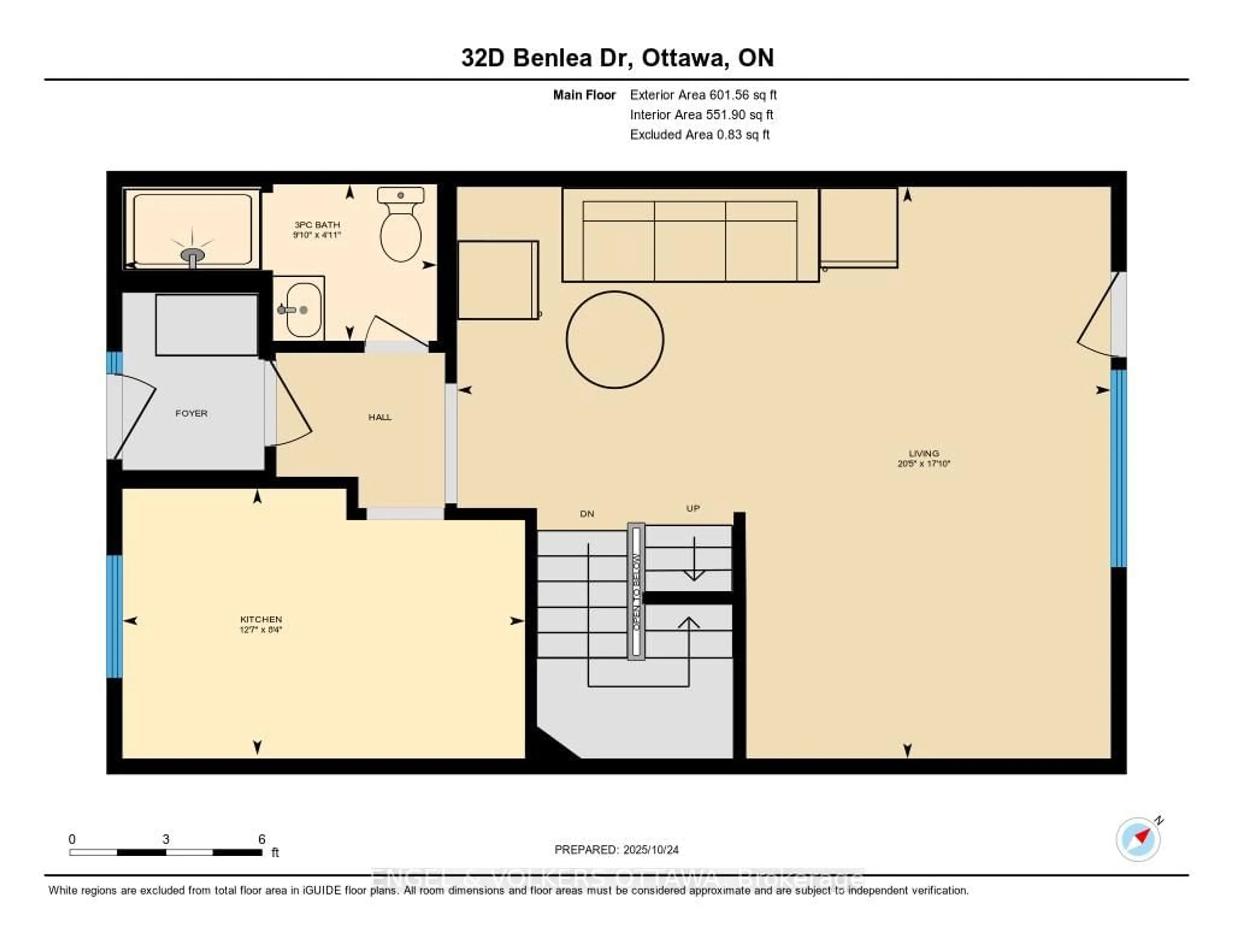 Floor plan for 32D Benlea Dr, Ottawa Ontario K2G 4A8