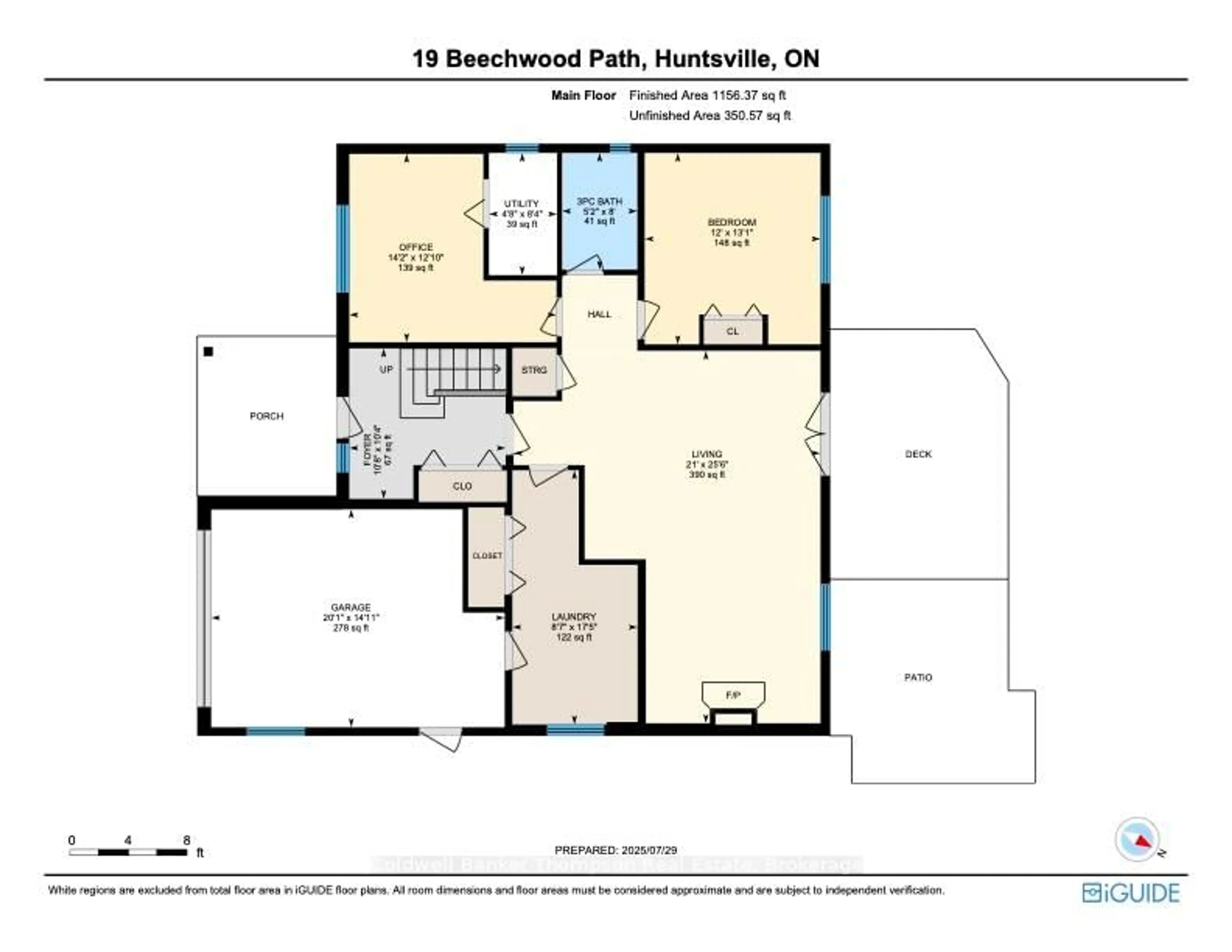 Floor plan for 19 Beechwood Path, Huntsville Ontario P1H 1S6
