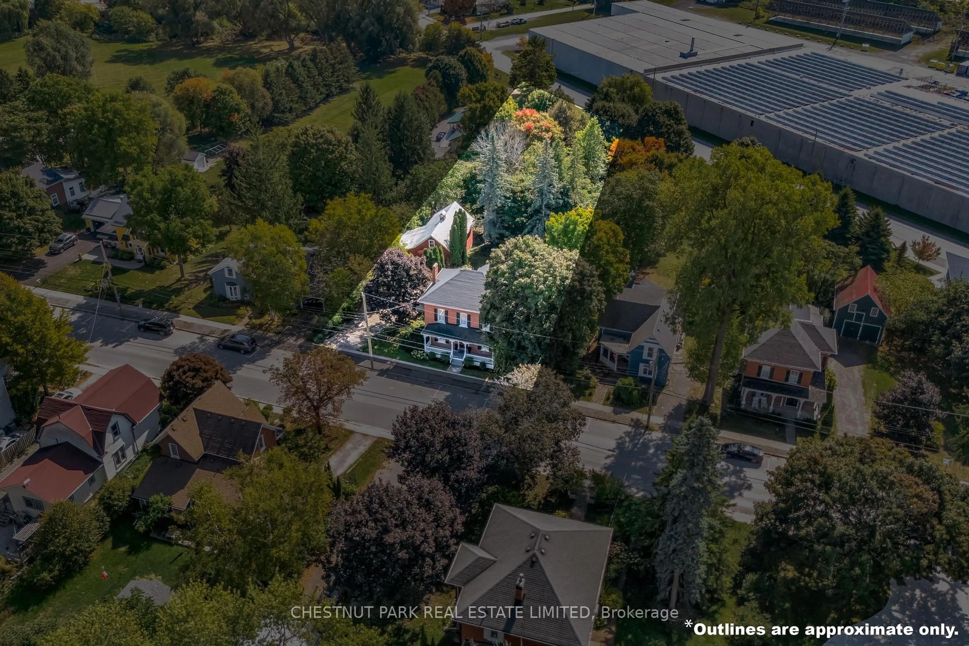 A pic from outside/outdoor area/front of a property/back of a property/a pic from drone, street for 341 Main St, Prince Edward County Ontario K0K 1G0