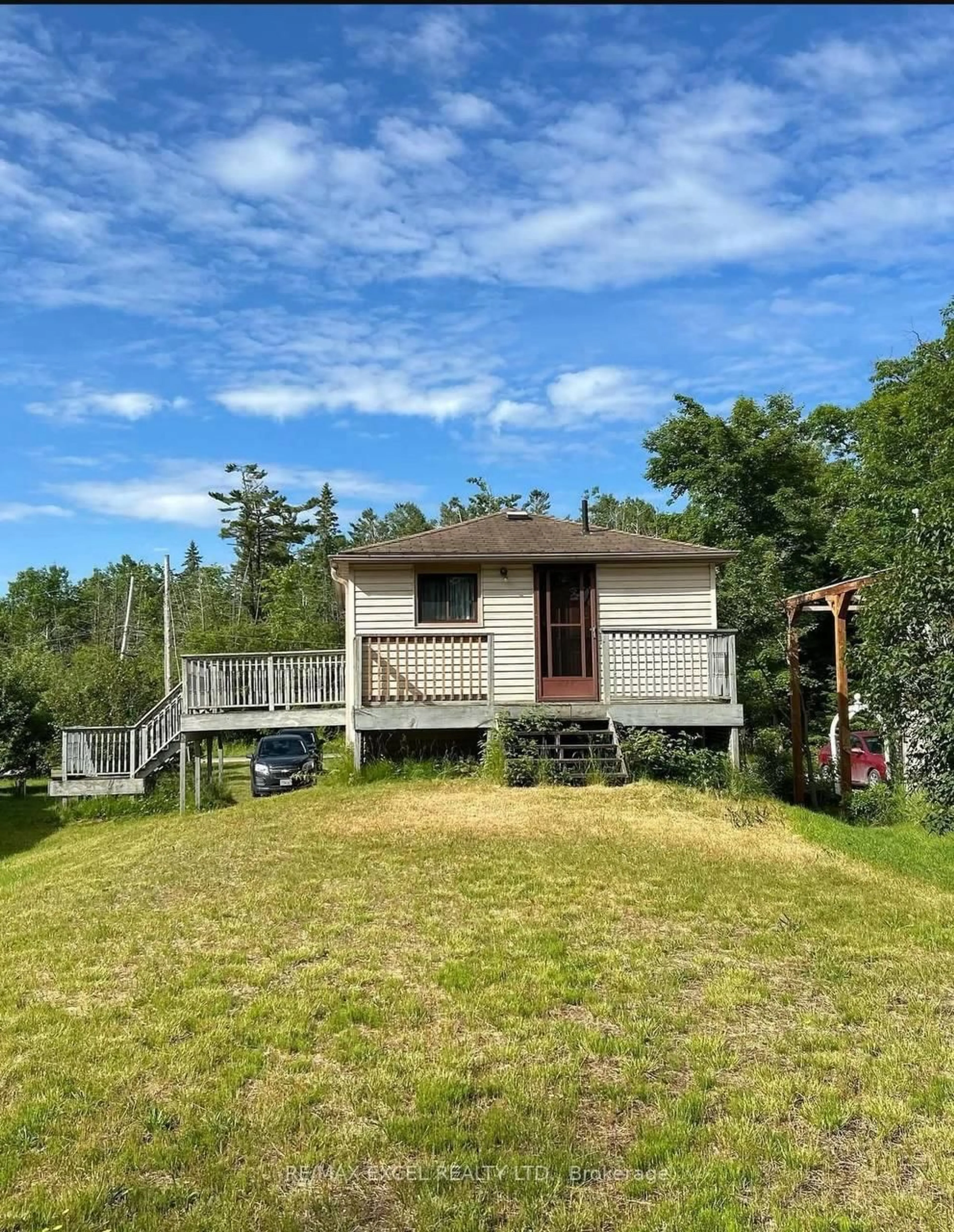 A pic from outside/outdoor area/front of a property/back of a property/a pic from drone, unknown for 19 Lakeview Cottage Rd, Kawartha Lakes Ontario K0M 2B0