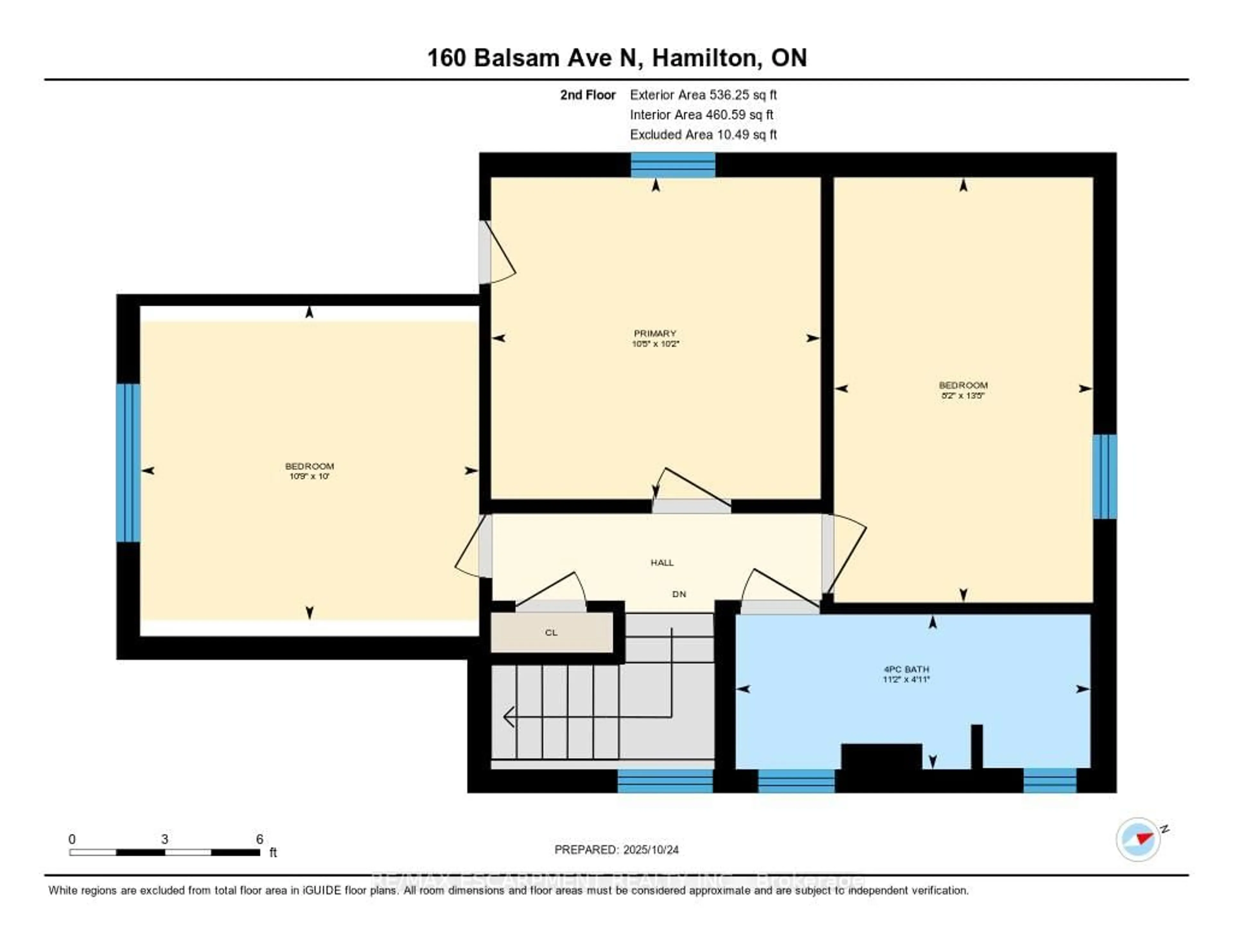 Floor plan for 160 Balsam Ave, Hamilton Ontario L8L 6Y5