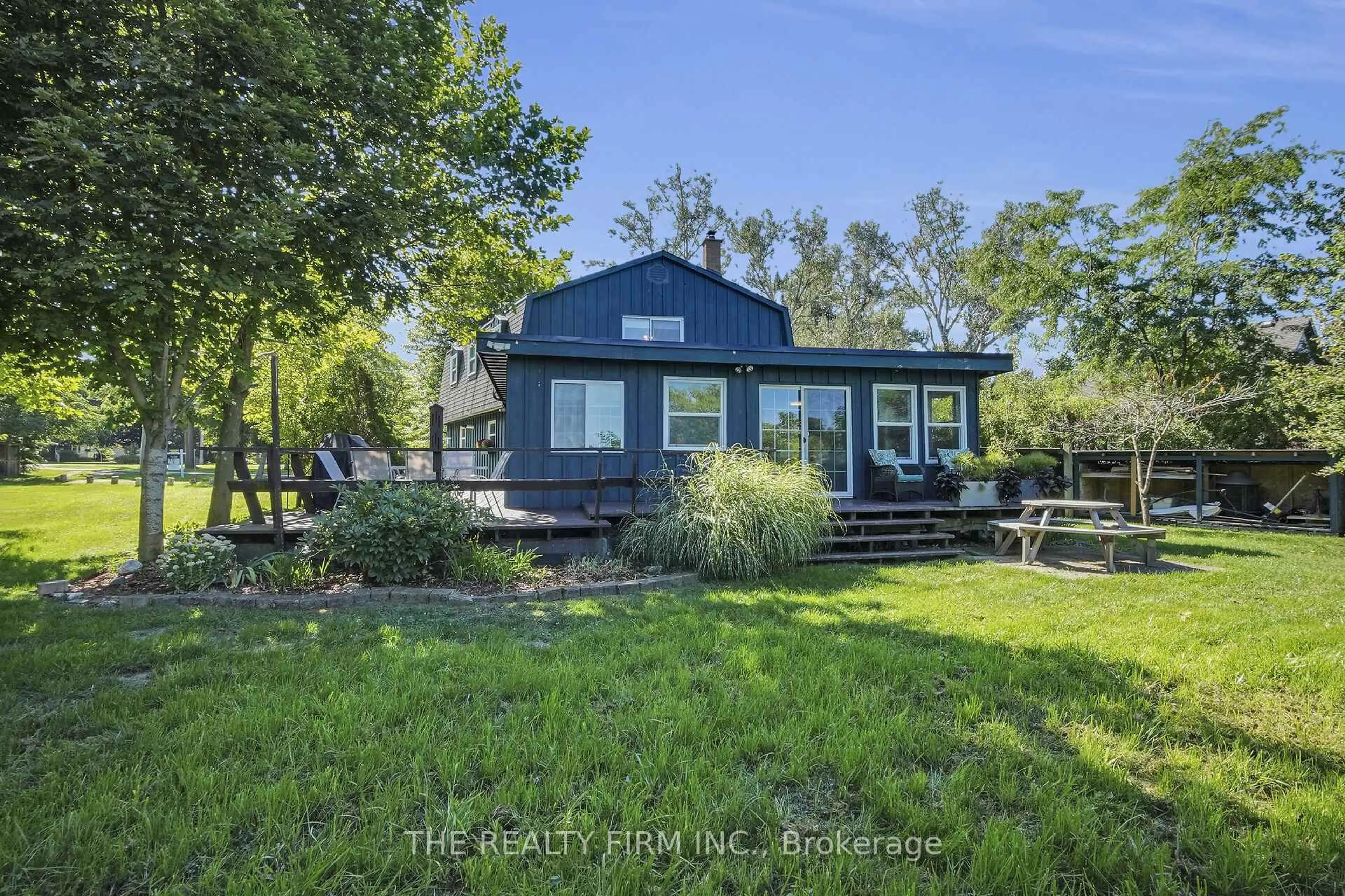 A pic from outside/outdoor area/front of a property/back of a property/a pic from drone, water/lake/river/ocean view for 3692 Beverly Glen, Plympton-Wyoming Ontario N0N 1E0