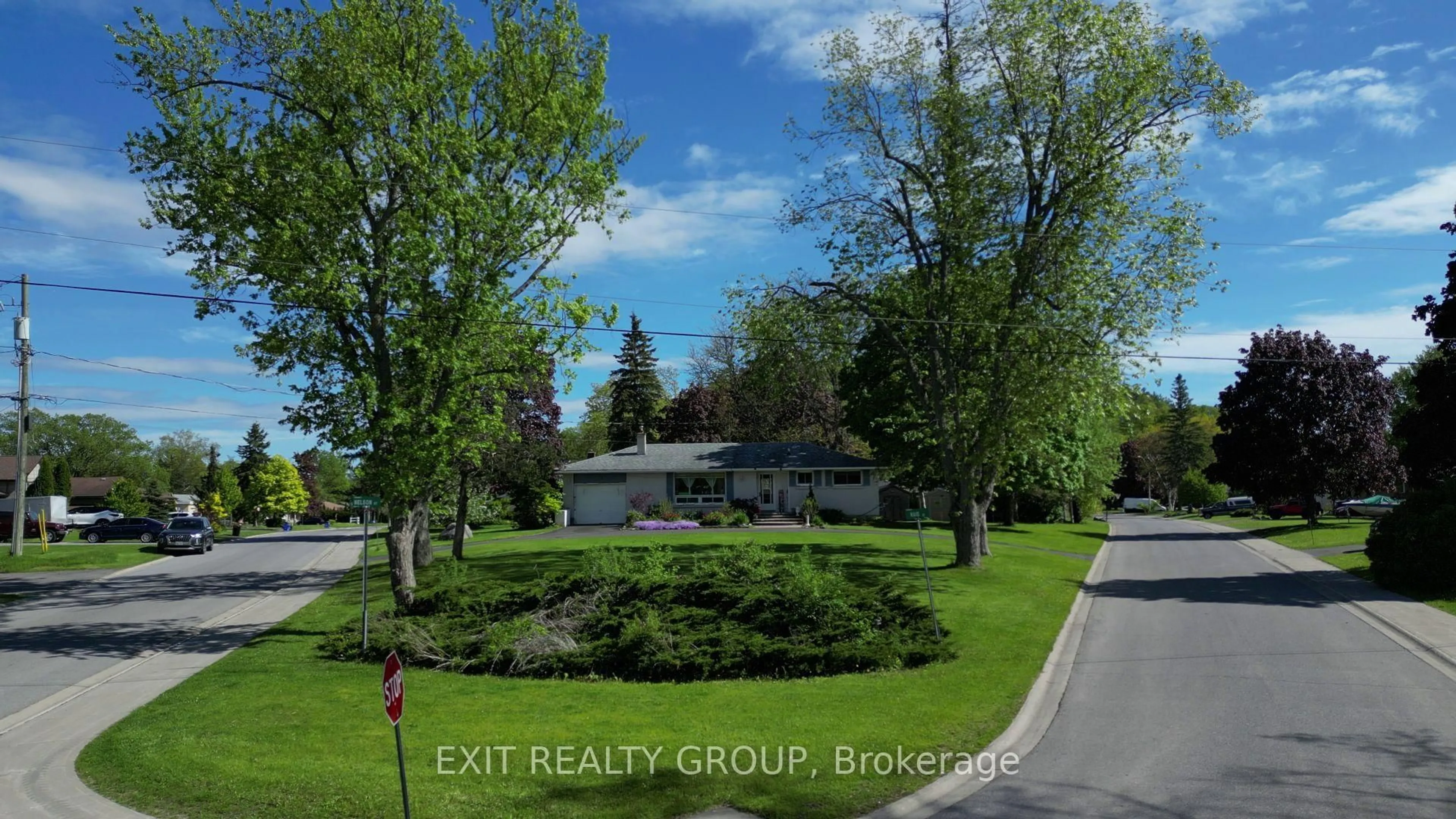 A pic from outside/outdoor area/front of a property/back of a property/a pic from drone, street for 12 Nelson St, Quinte West Ontario K0K 1E0