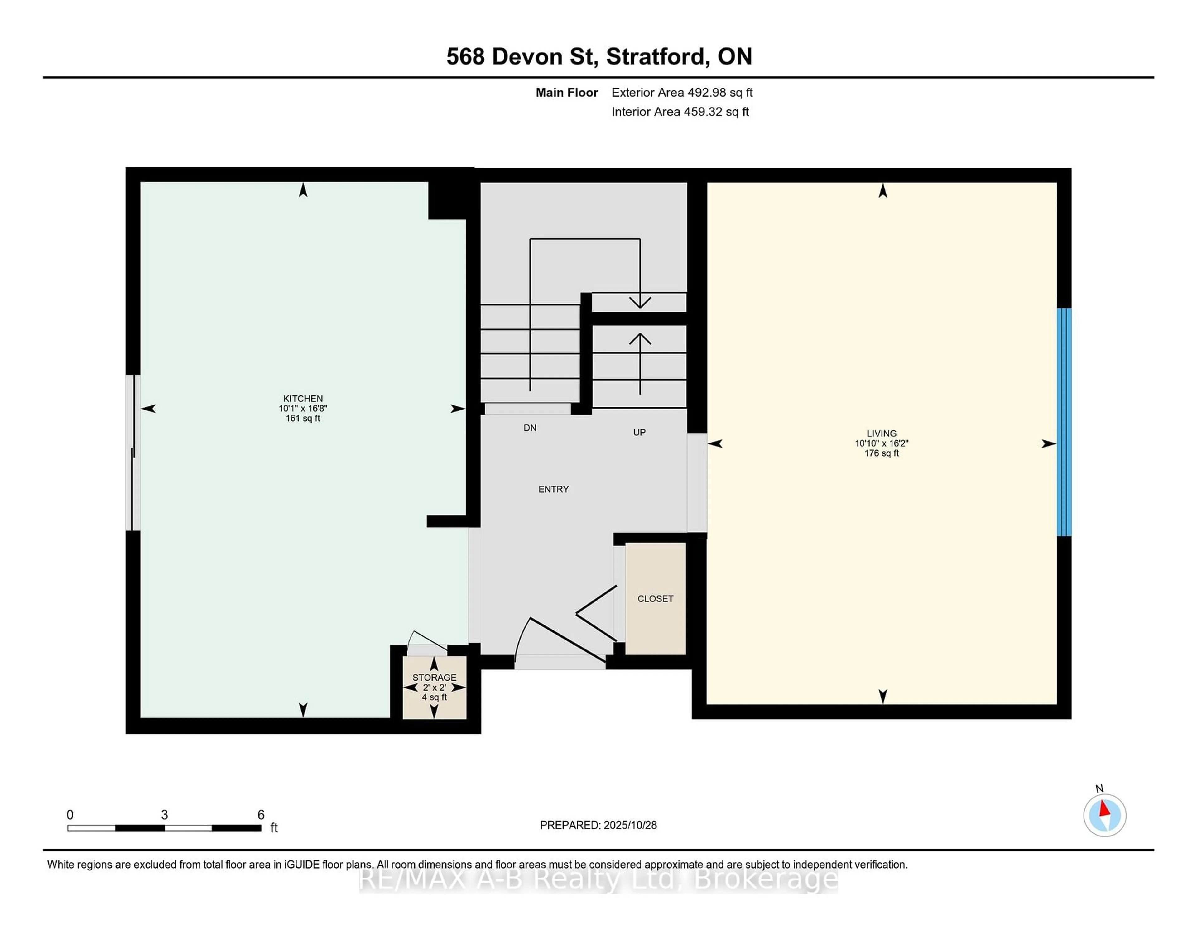 Floor plan for 568 Devon St, Stratford Ontario N4Z 1A9