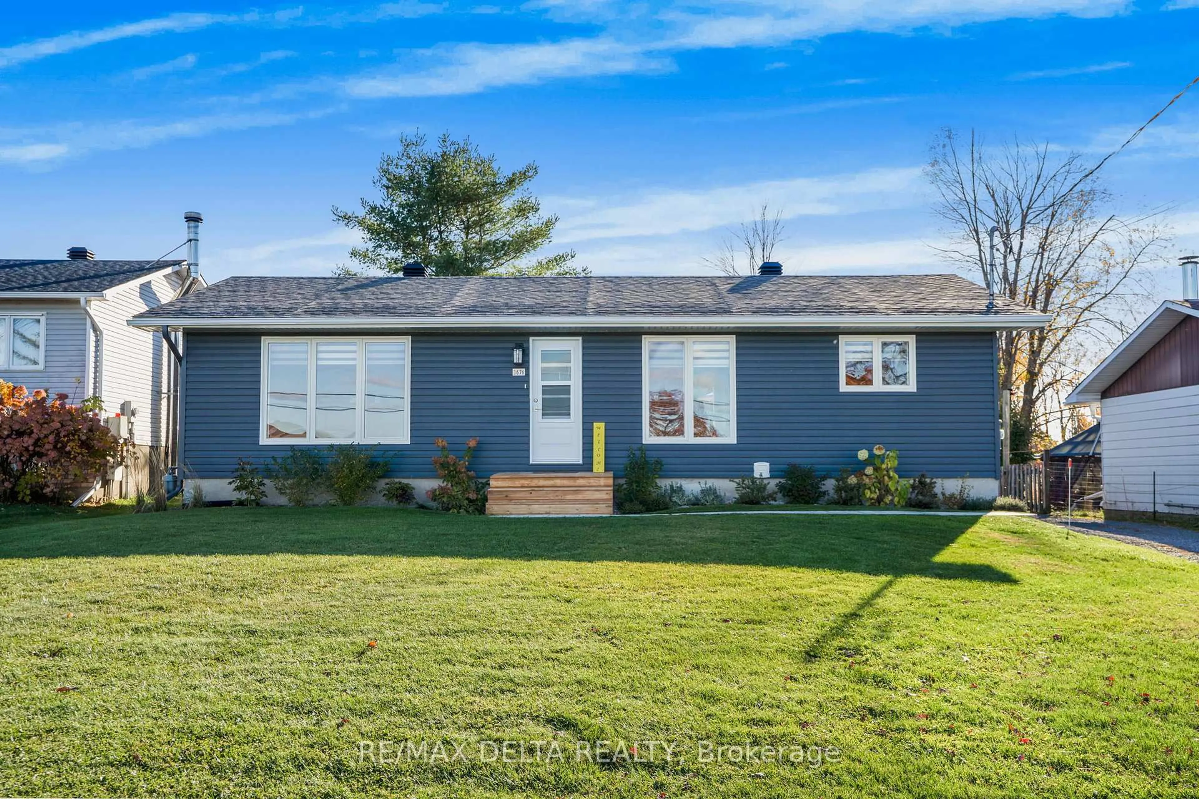 Home with vinyl exterior material, street for 3676 Principale St, Alfred and Plantagenet Ontario K0A 3K0