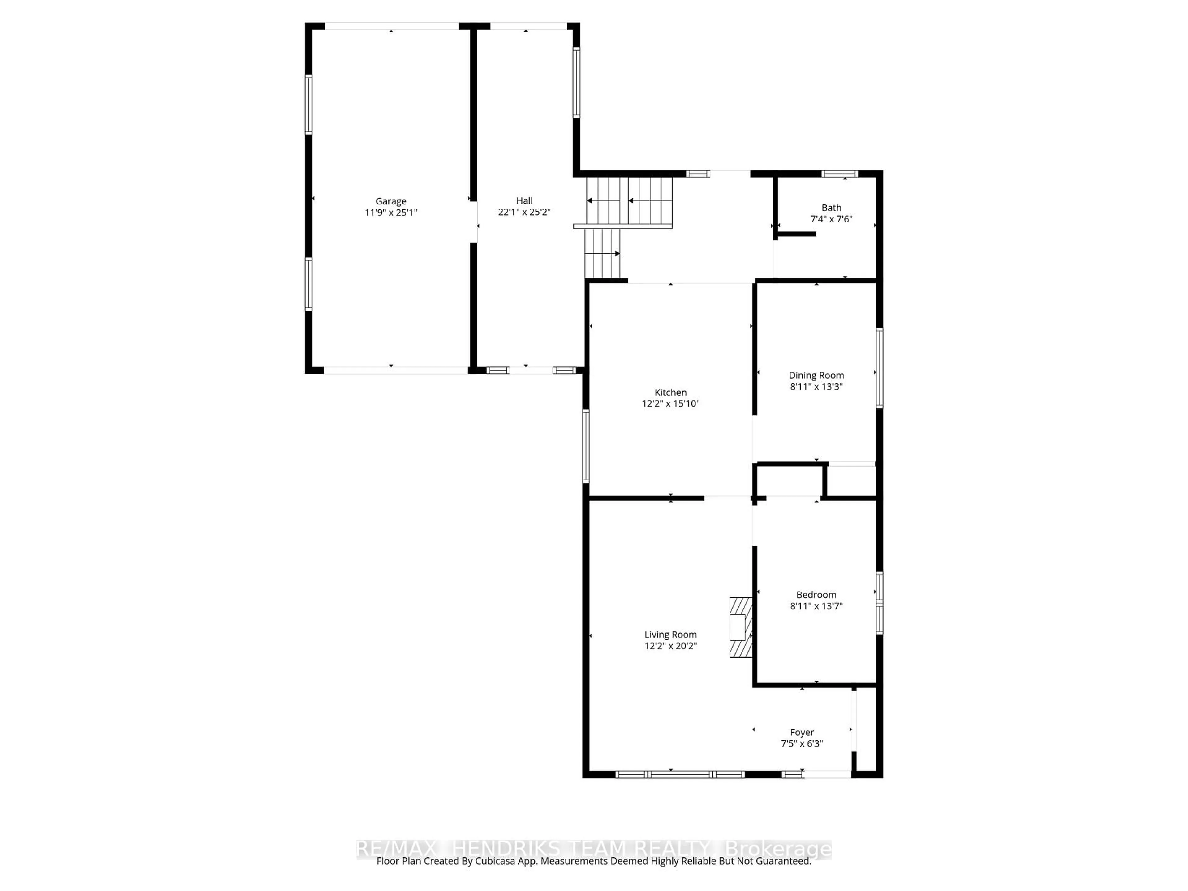 Floor plan for 168 Rykert St, St. Catharines Ontario L2S 2B7