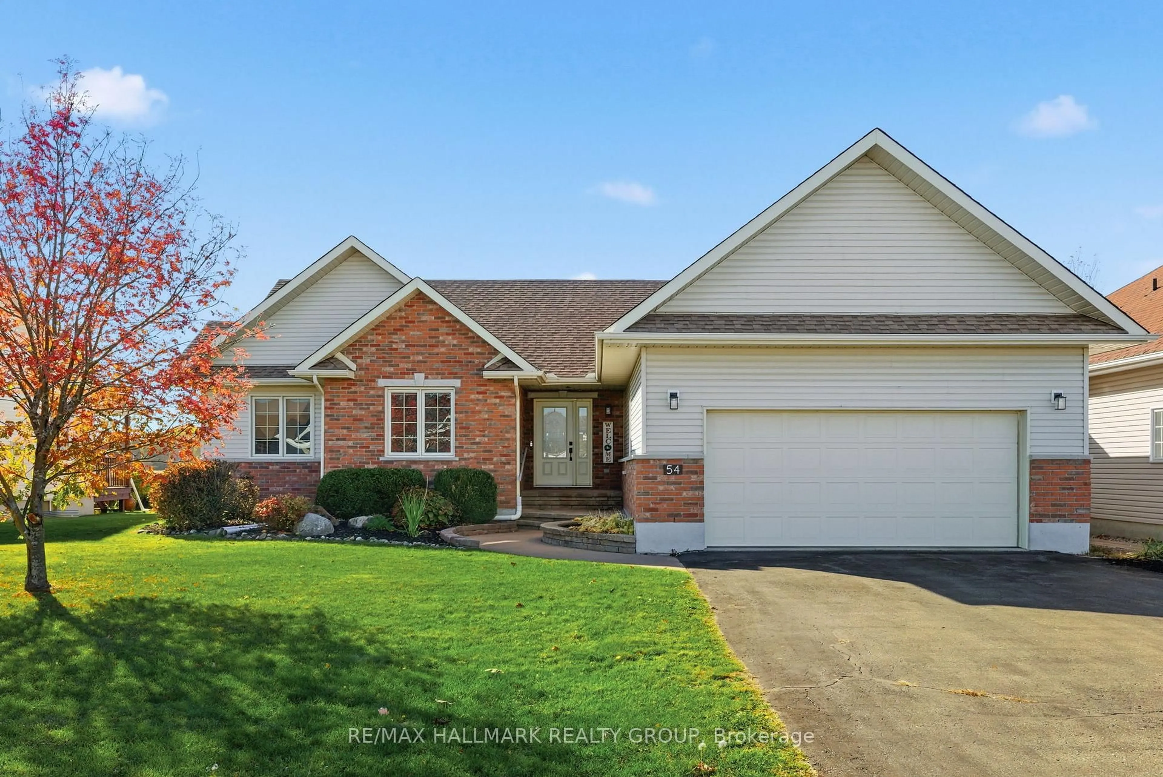 Home with brick exterior material, street for 54 Christie Lane, North Dundas Ontario K0C 2K0