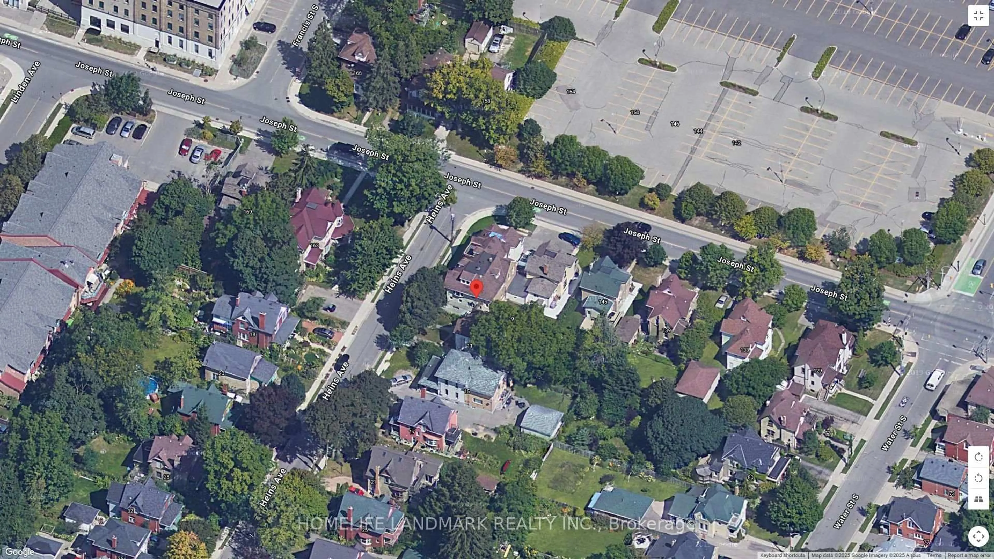 A pic from outside/outdoor area/front of a property/back of a property/a pic from drone, street for 153 Joseph St, Kitchener Ontario N2G 1J5