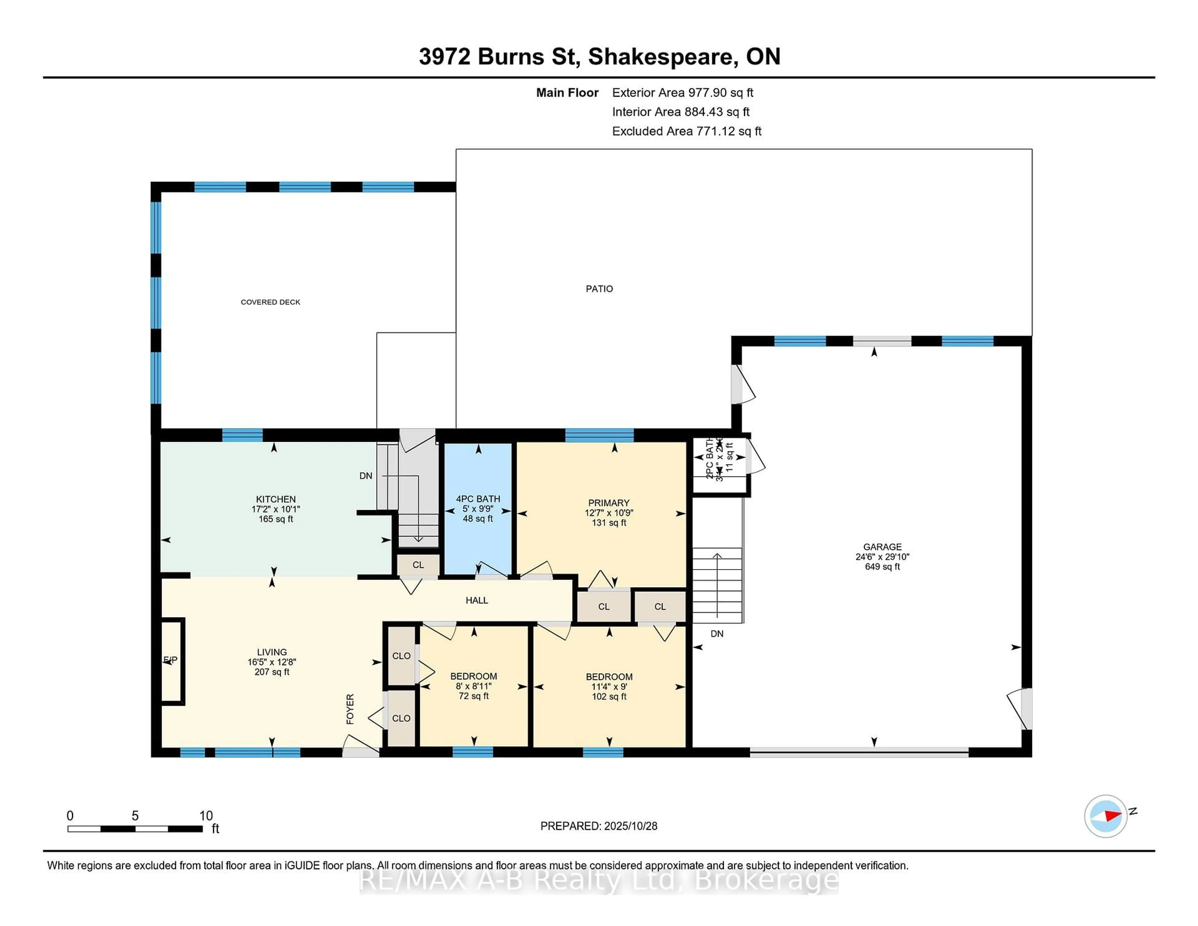 Floor plan for 3972 Burns St, Perth East Ontario N0B 2P0