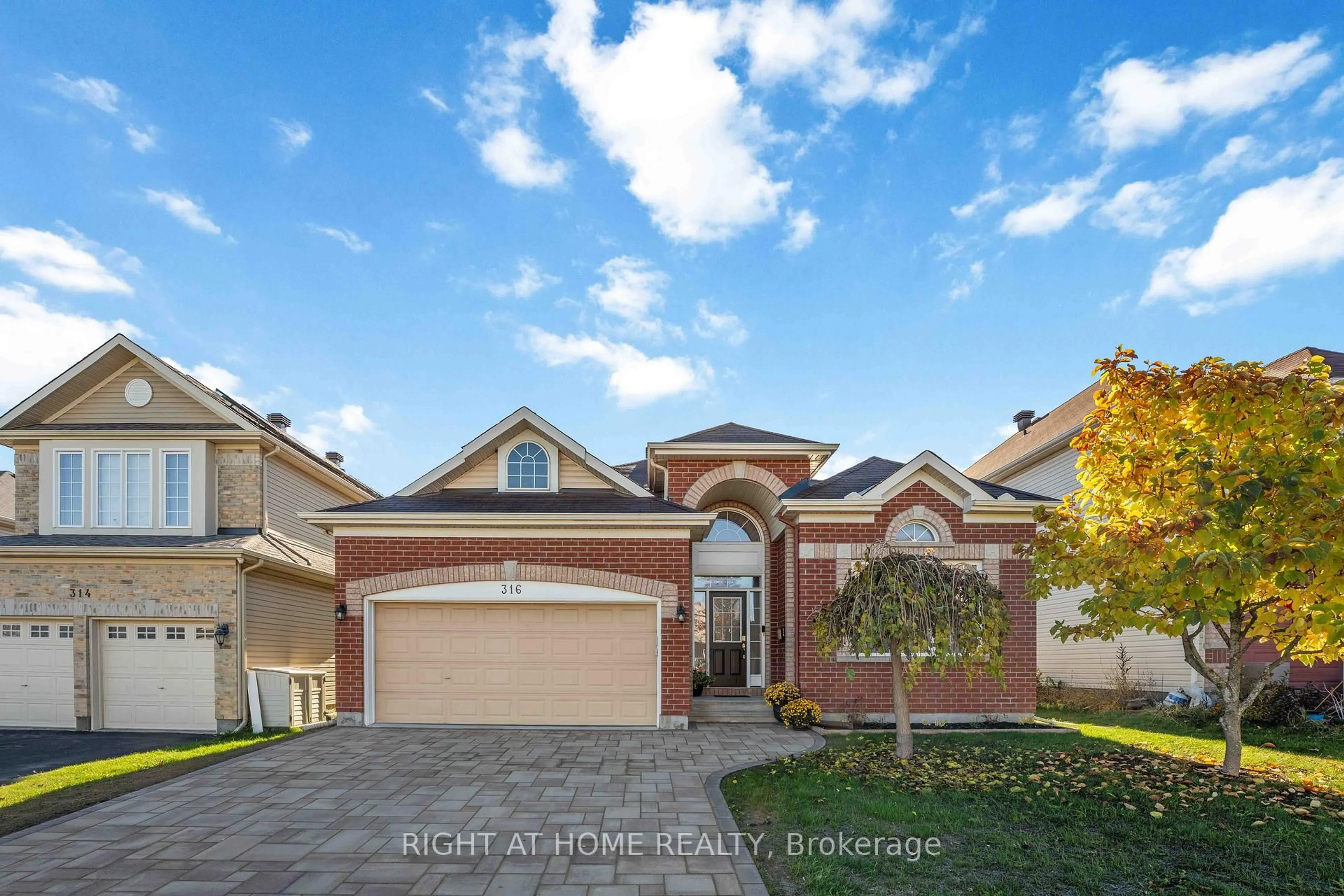 Home with brick exterior material, street for 316 Maxwell Bridge Rd, Ottawa Ontario K2W 0A5