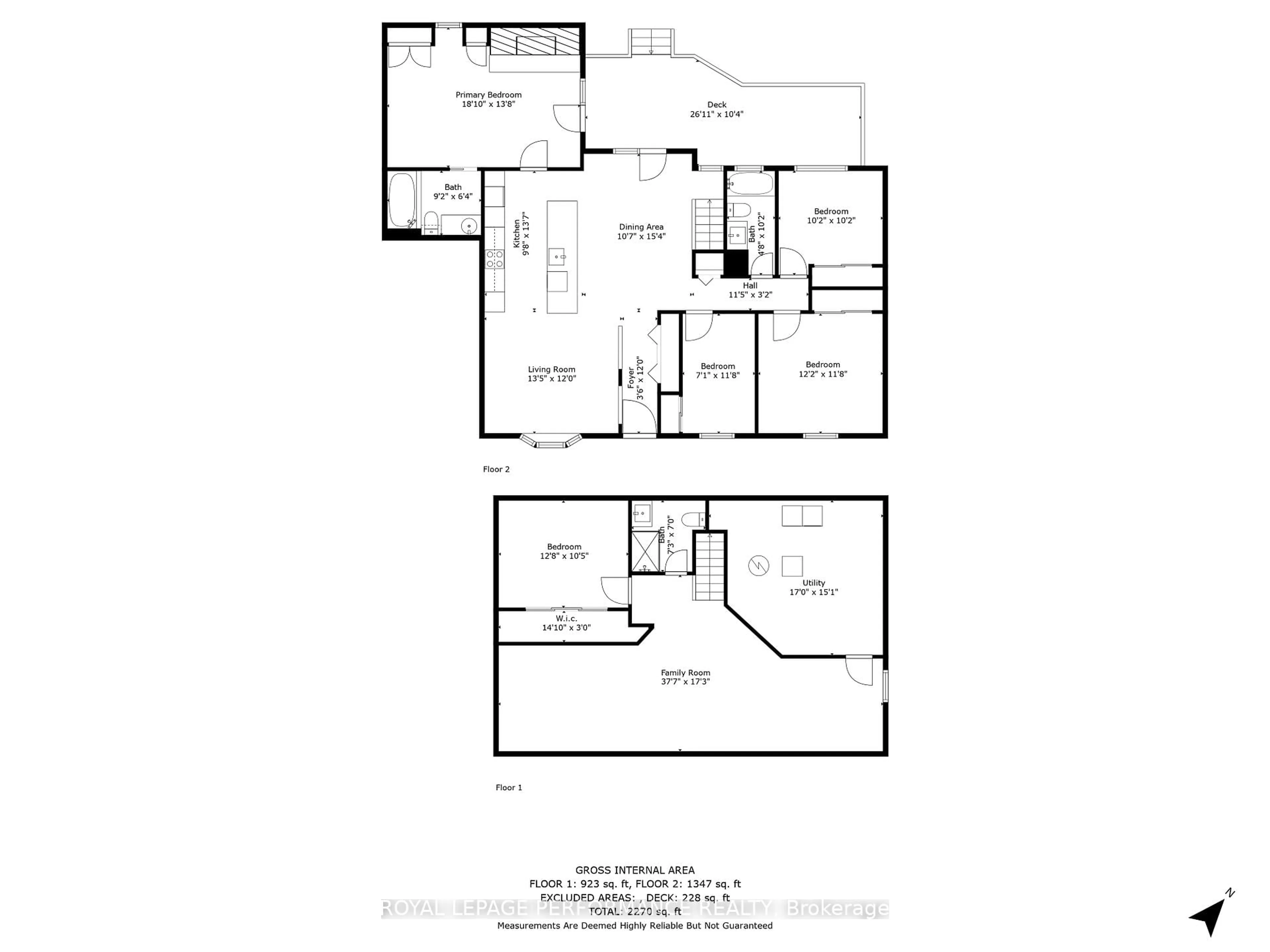 Floor plan for 1369 FONTENAY Cres, Ottawa Ontario K1V 7K5