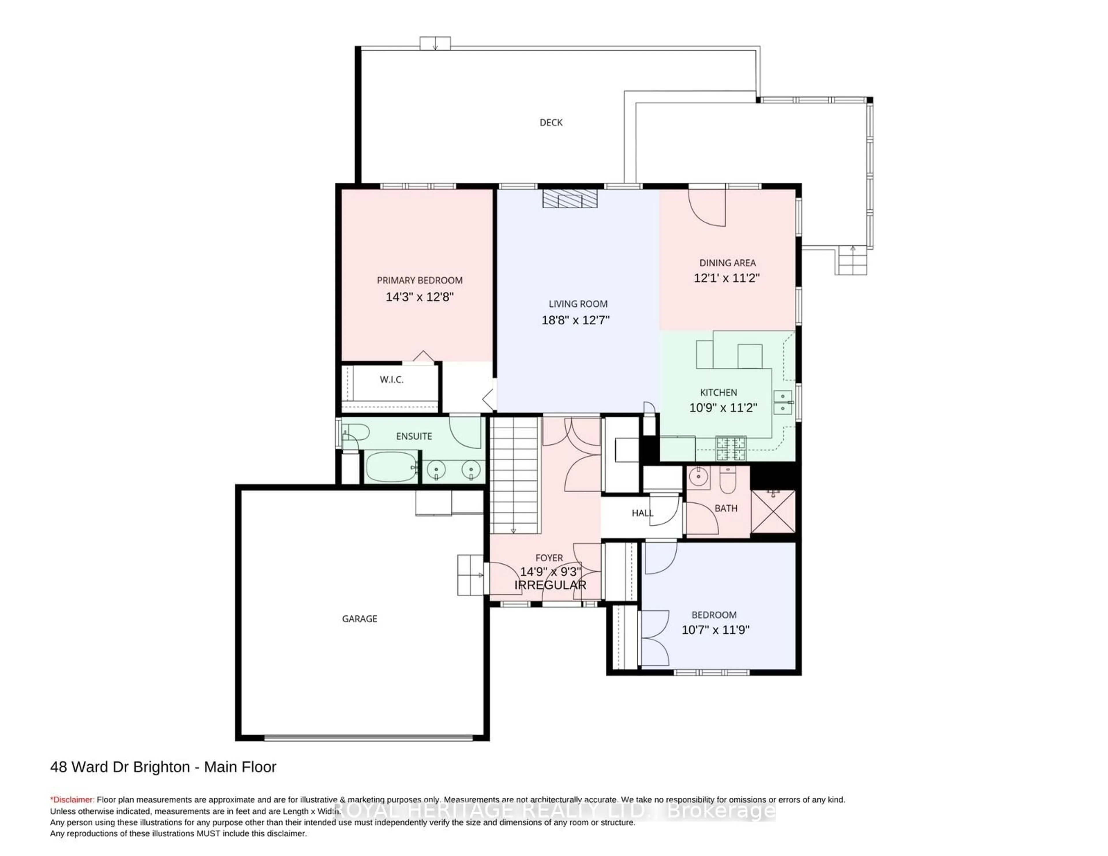 Floor plan for 48 Ward Dr, Brighton Ontario K0K 1H0